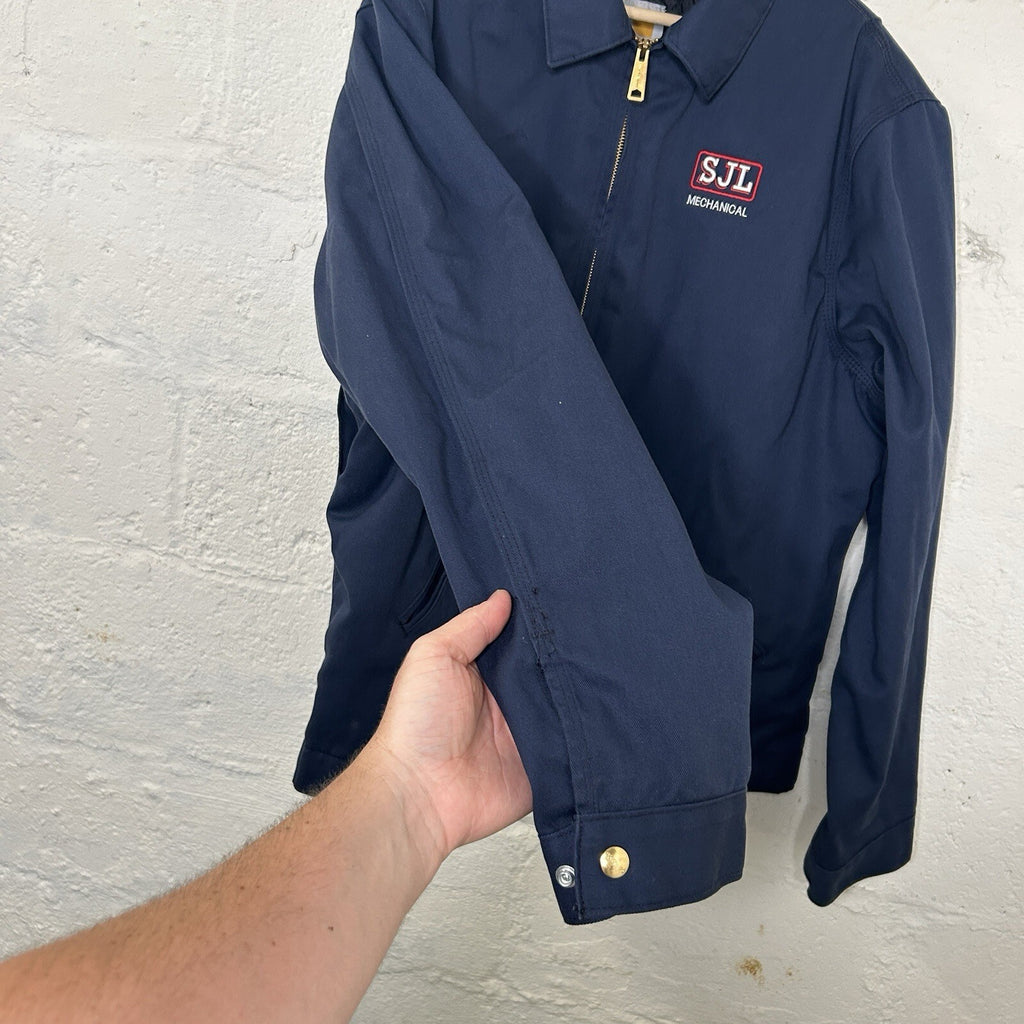 Y2K Carhartt Twill Quilt-Lined Detroit Jacket “Navy Blue” J293 NVY Men’s Large