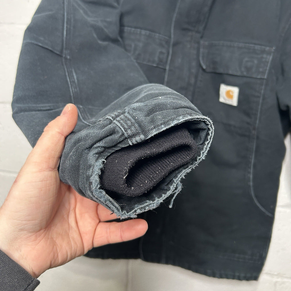 Vintage Carhartt Quilted Artic Jacket “Black” C03 BLK Men’s 42/Large Worn