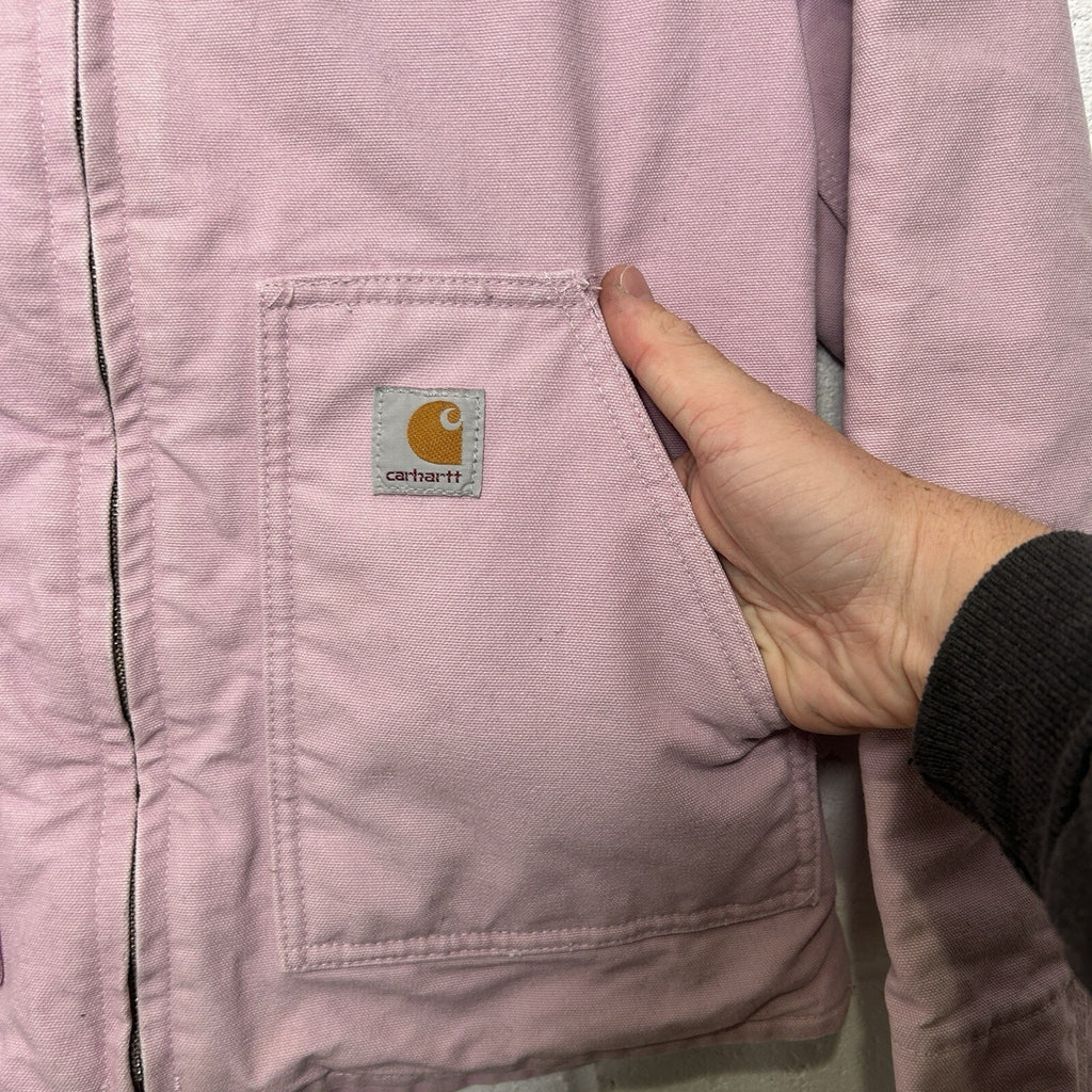 Carhartt Sherpa-Lined Canyon Jacket “Light Pink” WJ022 FPL