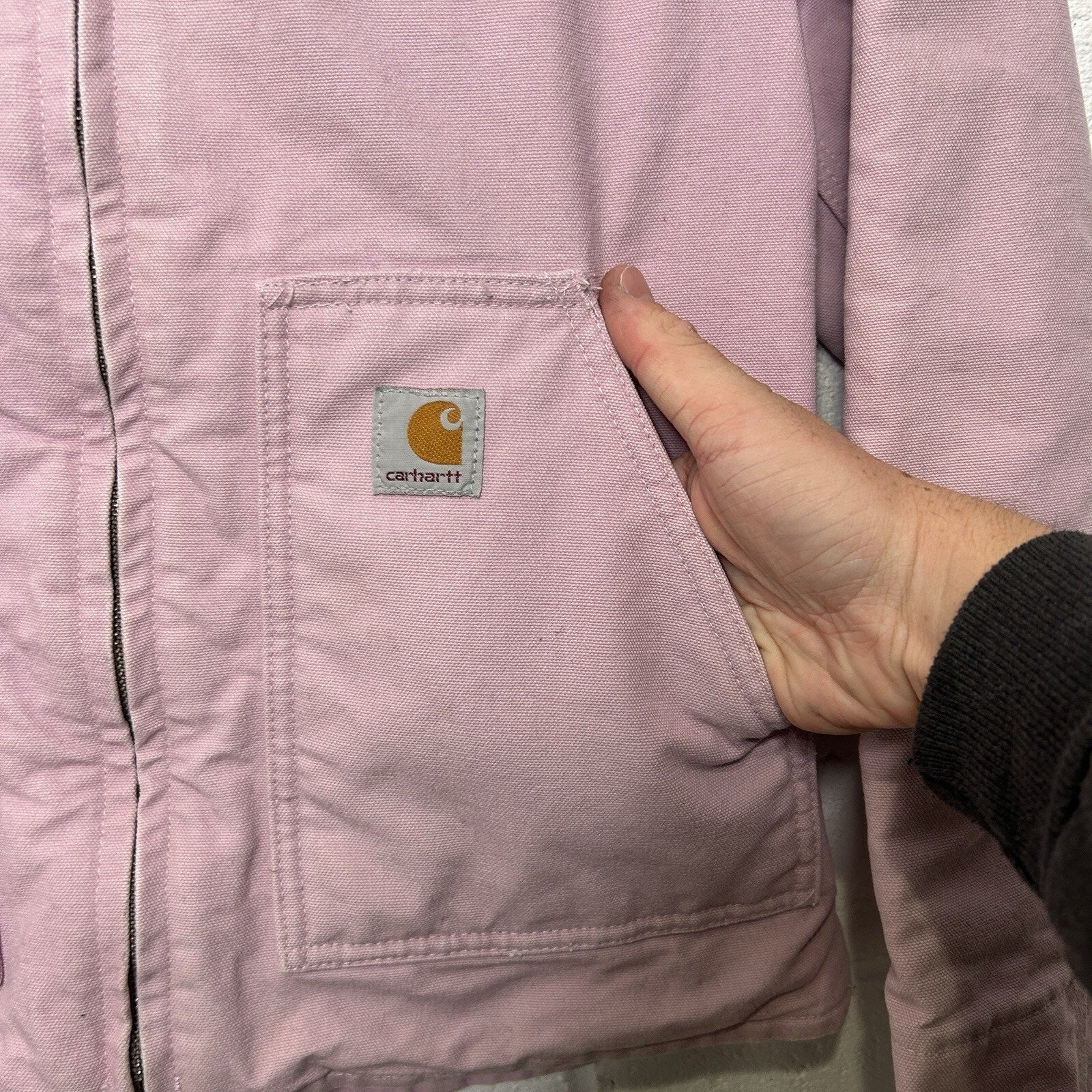 Carhartt Sherpa-Lined Canyon Jacket “Light Pink” WJ022 FPL