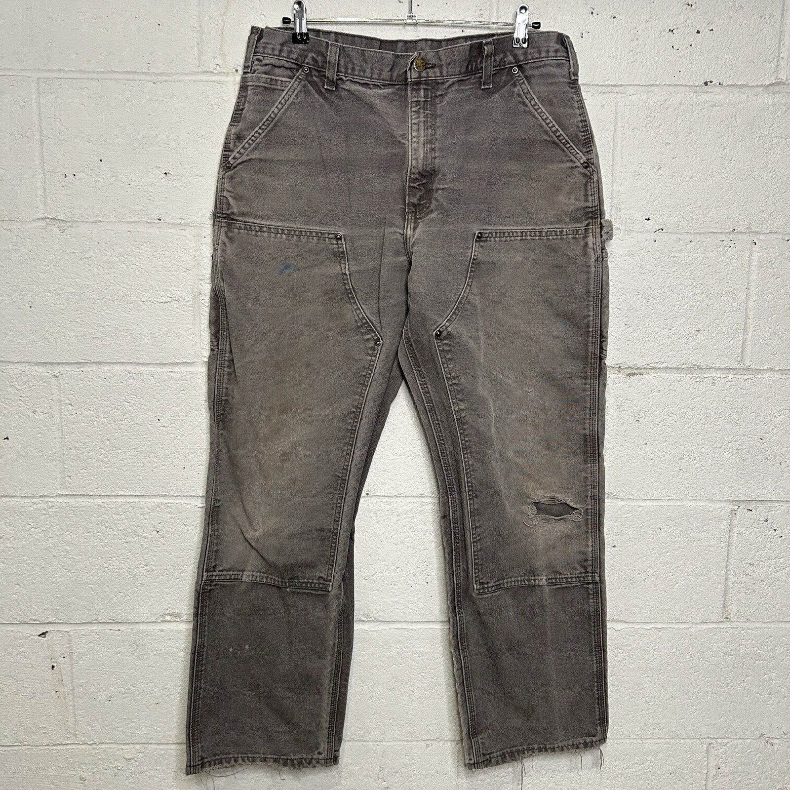 Vintage Carhartt DoubleKnee Pants “Gravel Grey” B136 GVL