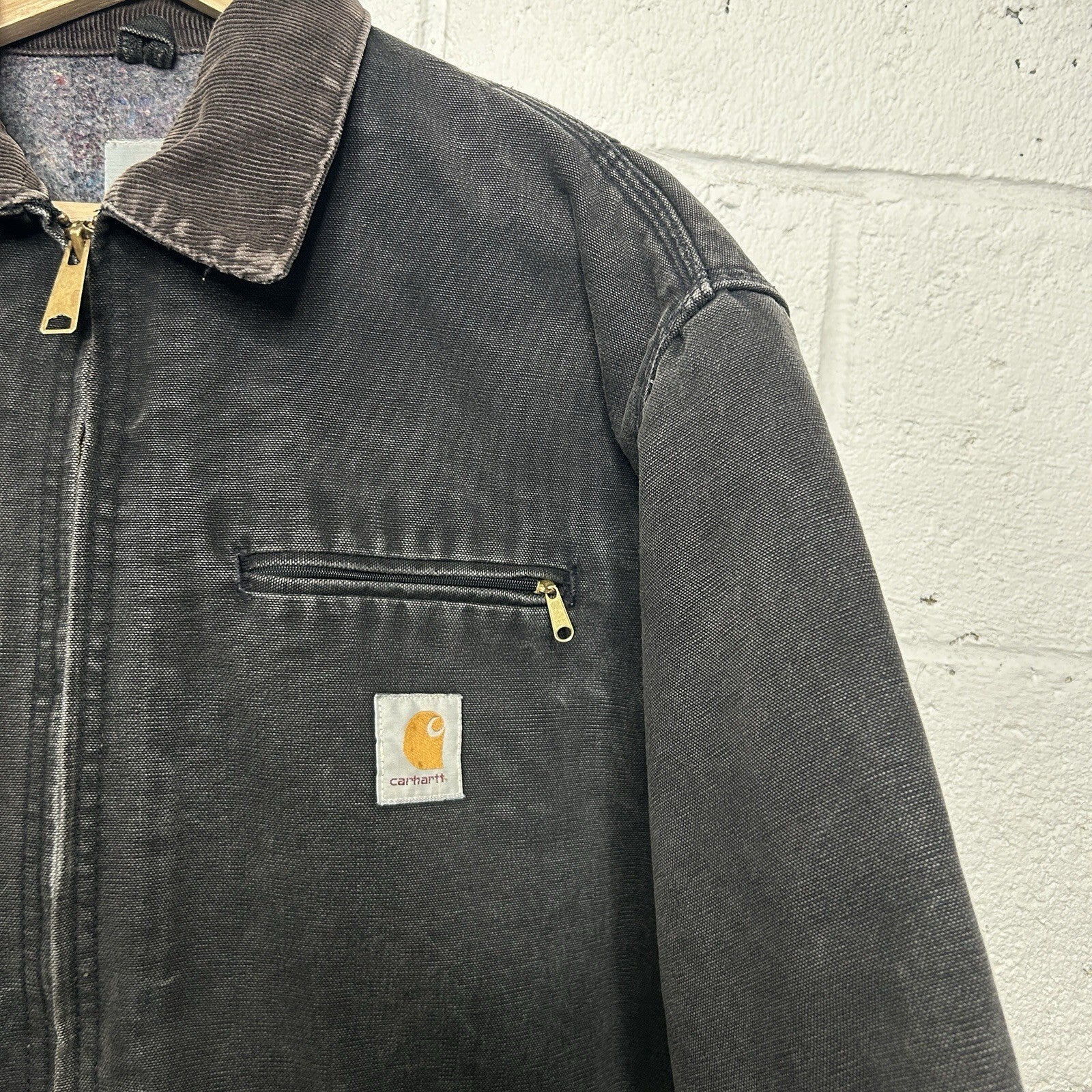 VTG Carhartt Blanket-Lined Detroit Jacket “Black” J01 BLK West Coast Choppers