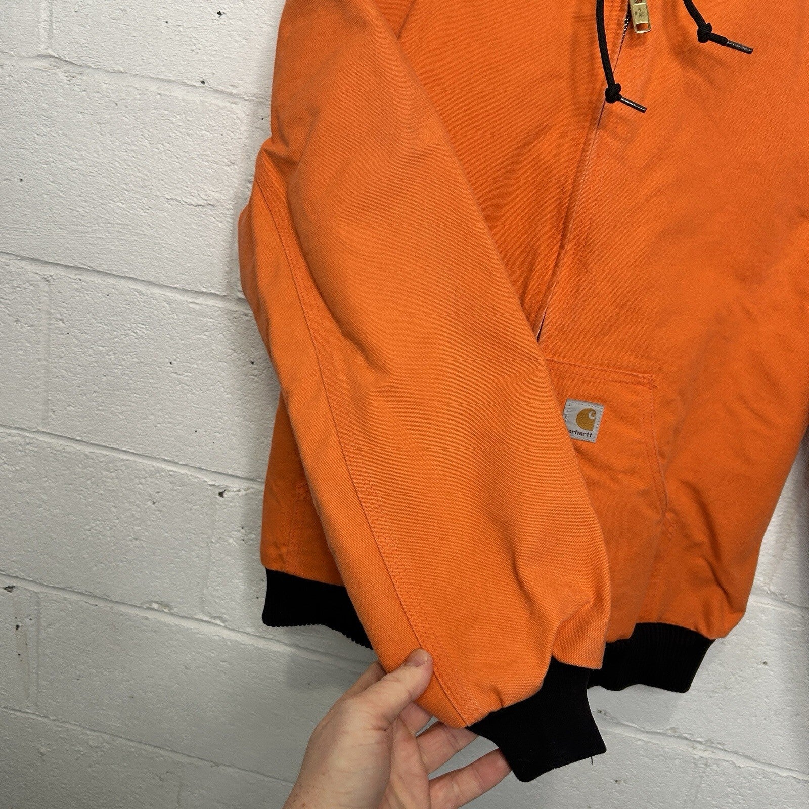 Vintage Carhartt Quilted Active Jacket “Blaze Orange” J140 BLZ Men’s Medium