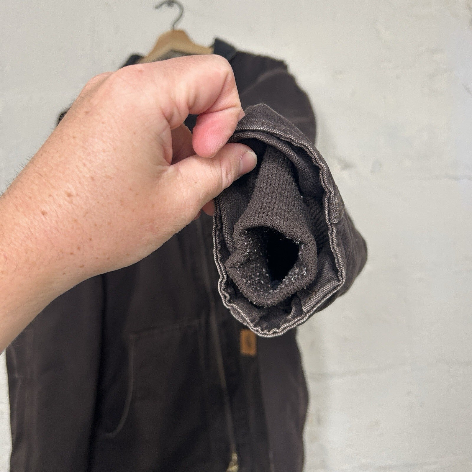Vintage Carhartt Sherpa-Lined Ridge Jacket “Dark Brown” C61 DKB Men’s X-Large
