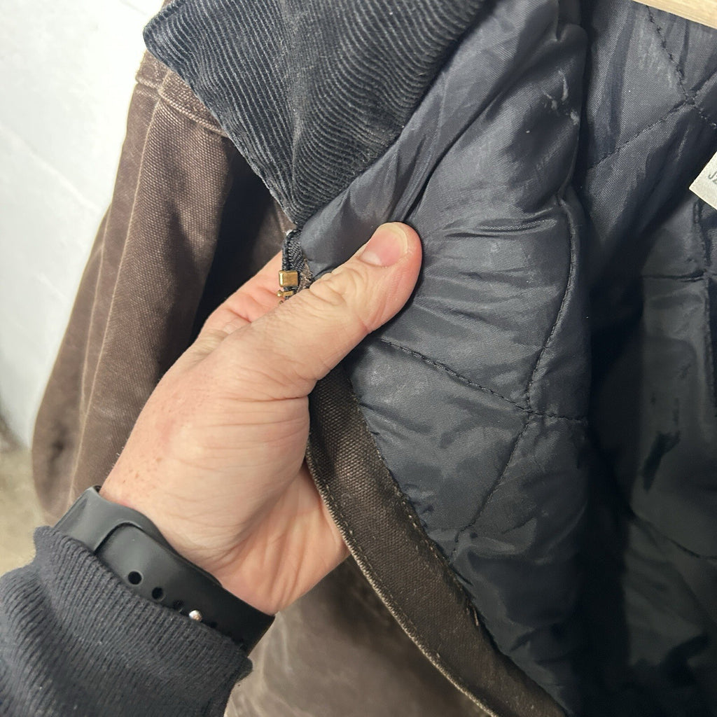 Vintage Carhartt Quilted Traditional Jacket “Dark Brown” J22 DKB Men’s X-Large