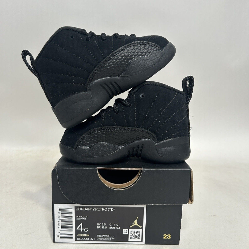 Nike Air Jordan 12 Retro TD “Black Taxi” 2024
