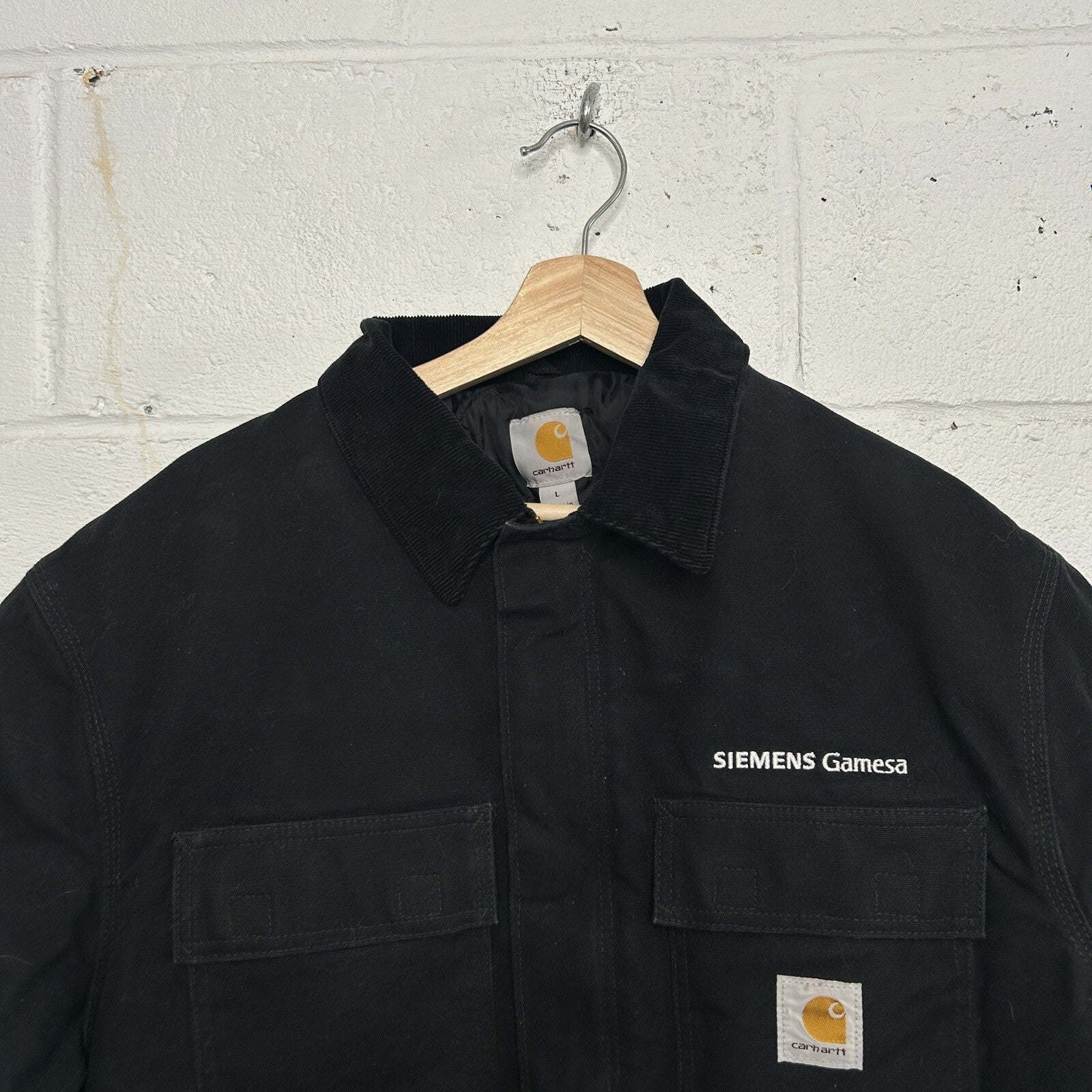 Carhartt Quilt-Lined Artic Traditional Jacket “Black” C003 BLK Men’s Large