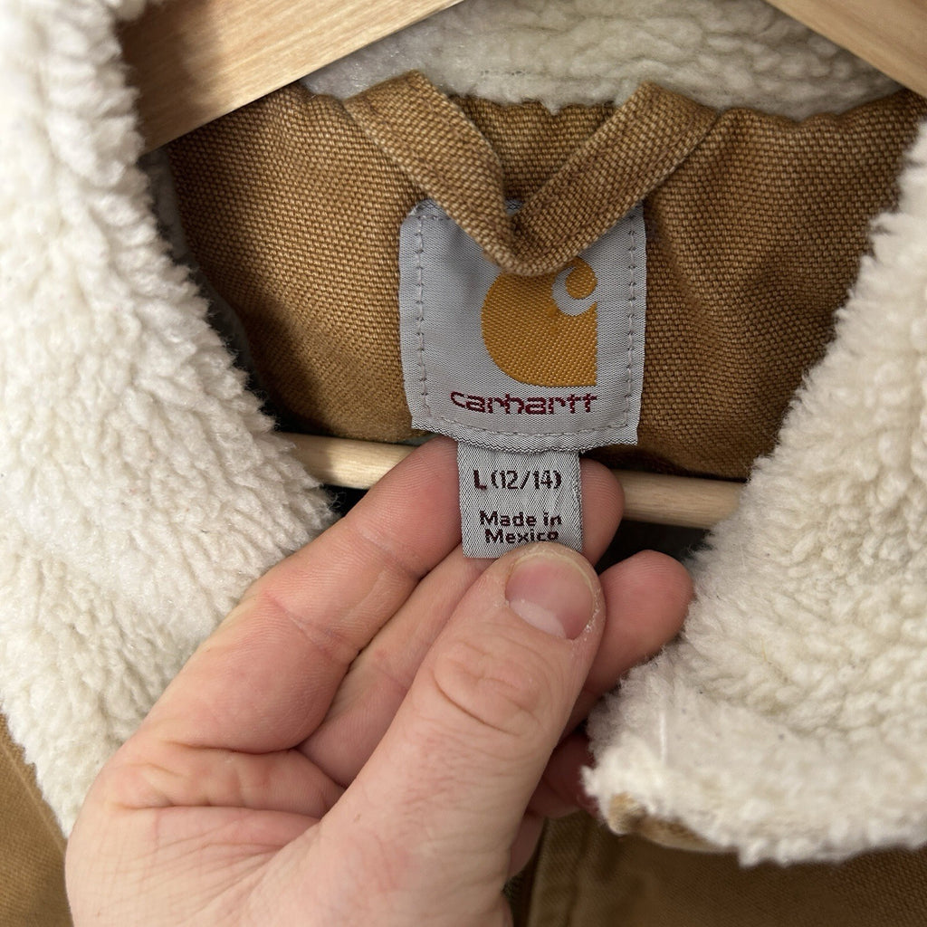 Carhartt Sherpa-Lined Wildwood Jacket “Brown” 100815-211 Women’s L