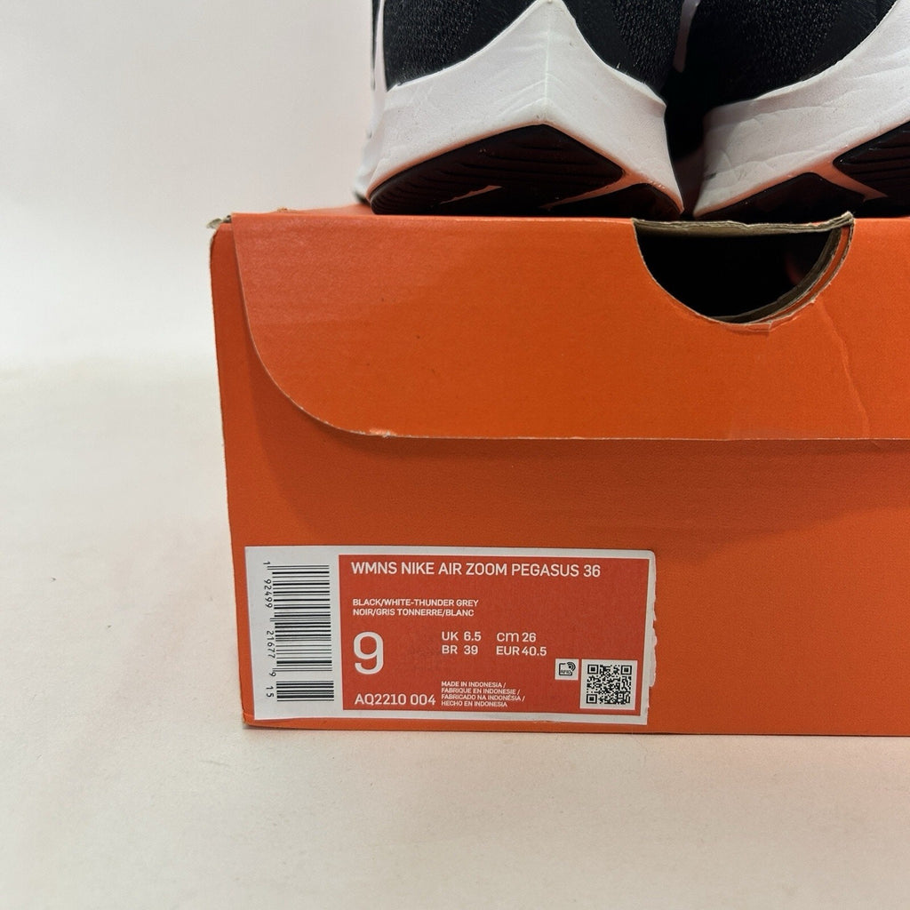 Nike Air Zoom Pegasus 36 WMNS “Black White Thunder Gray”