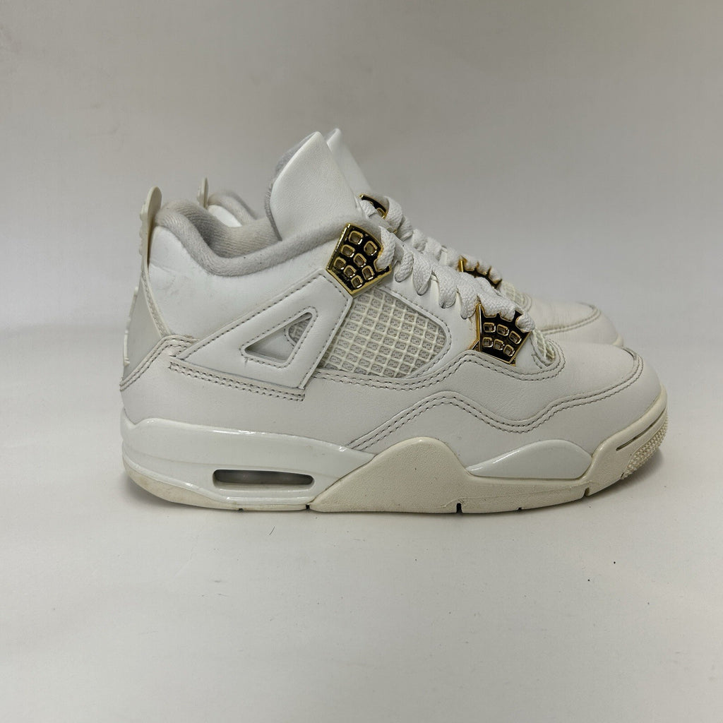 Nike Air Jordan 4 Retro WMNS “Sail Metallic Gold" AQ9129-170 Women’s 6
