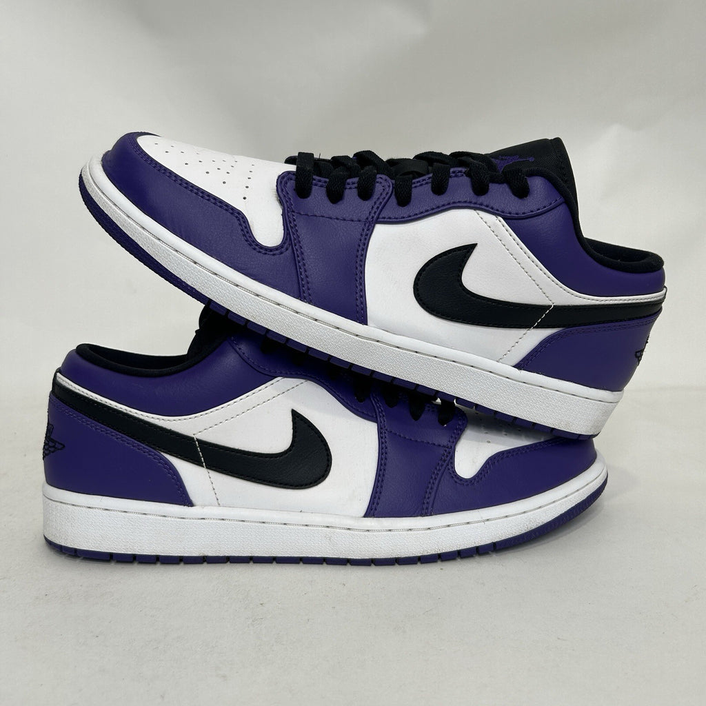 Nike Air Jordan 1 Retro Low “Court Purple White” 553558-500 Men’s 12 Worn