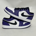 Nike Air Jordan 1 Retro Low “Court Purple White” 553558-500 Men’s 12 Worn