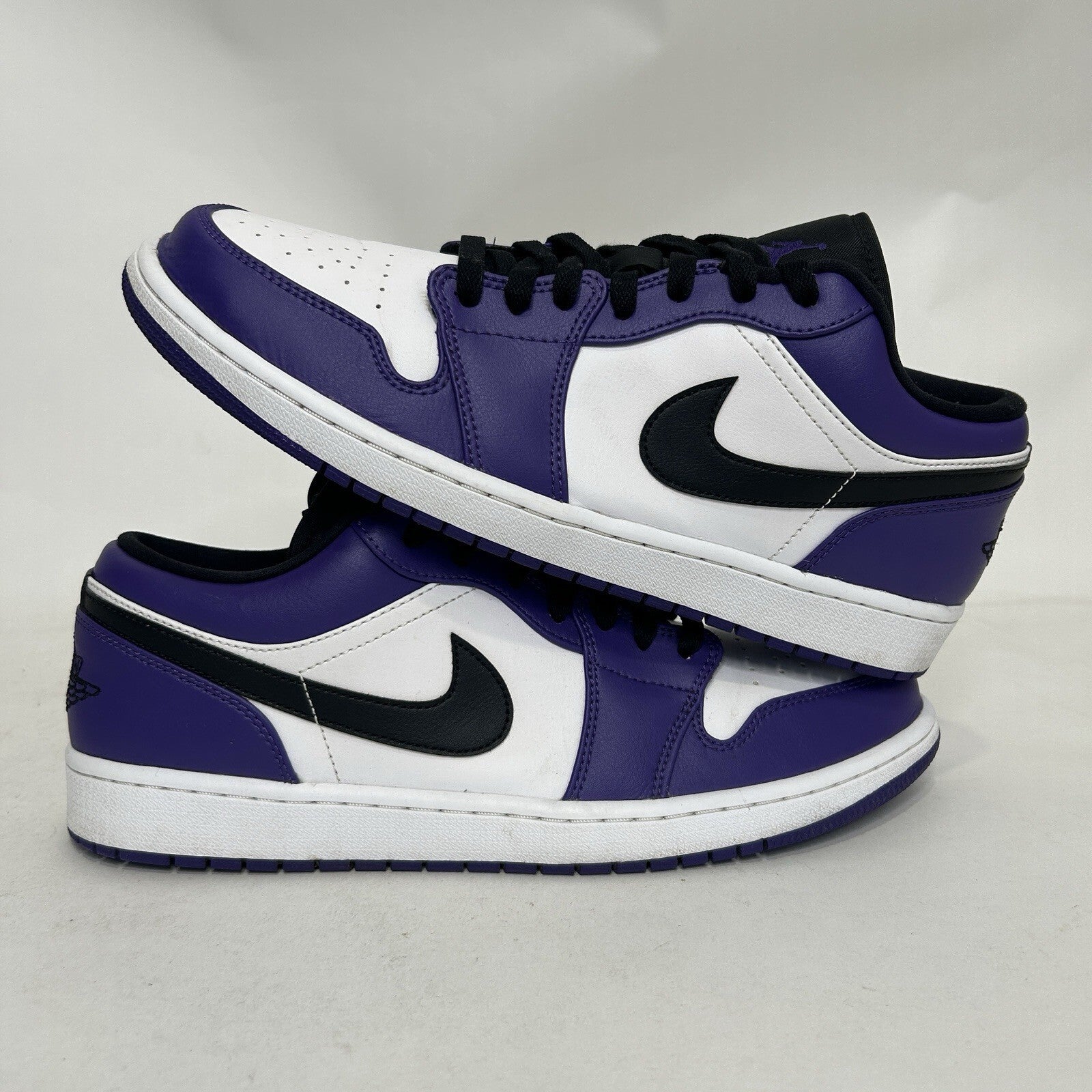 Nike Air Jordan 1 Retro Low “Court Purple White” 553558-500 Men’s 12 Worn