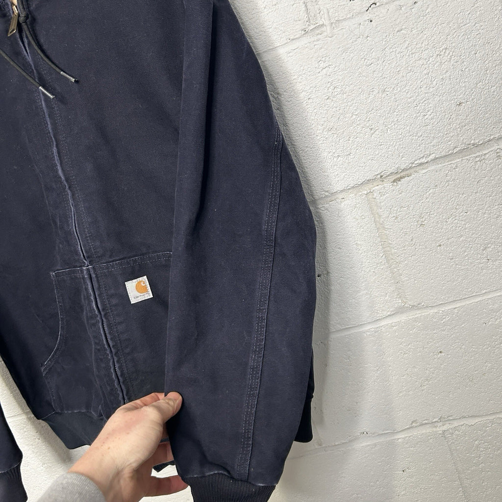 Carhartt Quilted Hooded Active Jacket “Navy Blue” WJ130-403 Women’s Small