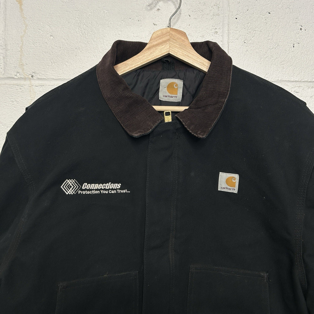 Vintage Carhartt Quilted Traditional Artic Jacket “Black” J02 BLK Men’s X-Large