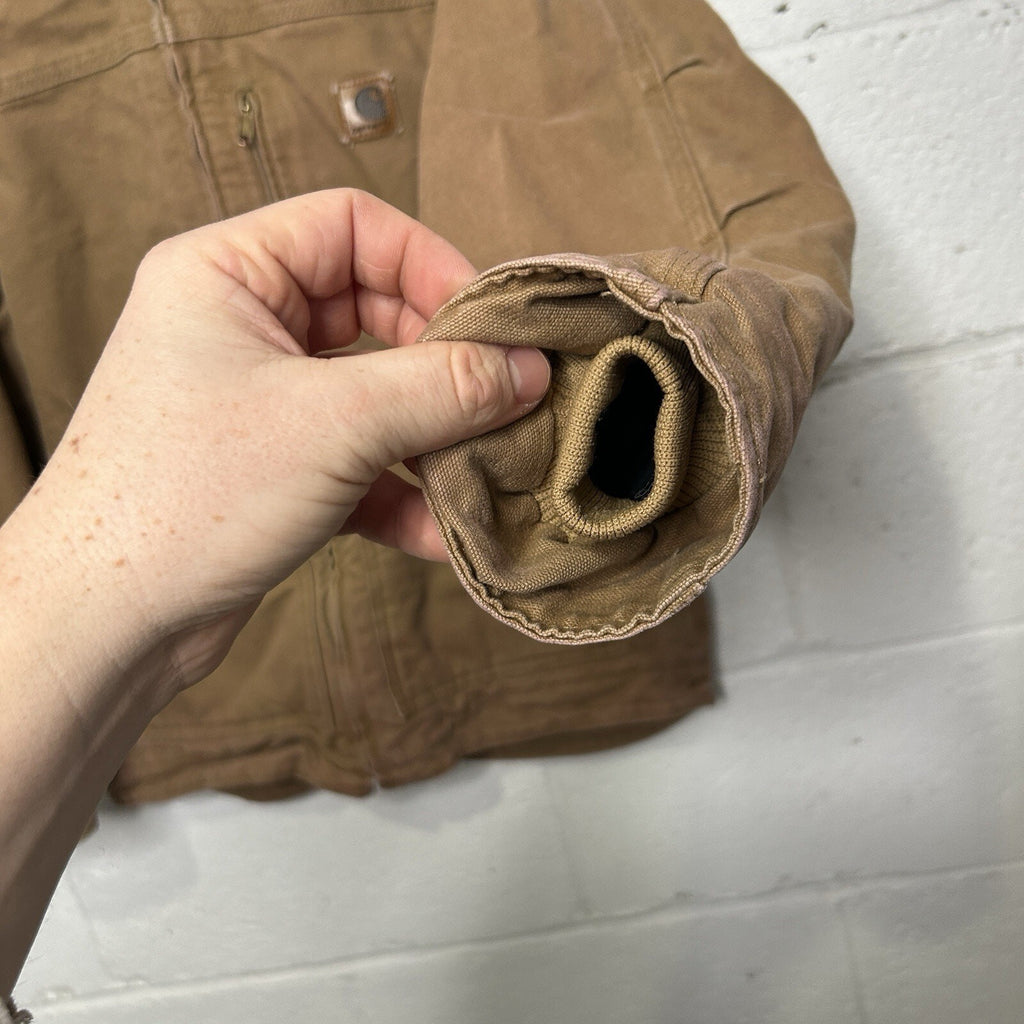 Vintage Carhartt Sherpa-Lined Ridge Jacket “Camel” YYC61 CML