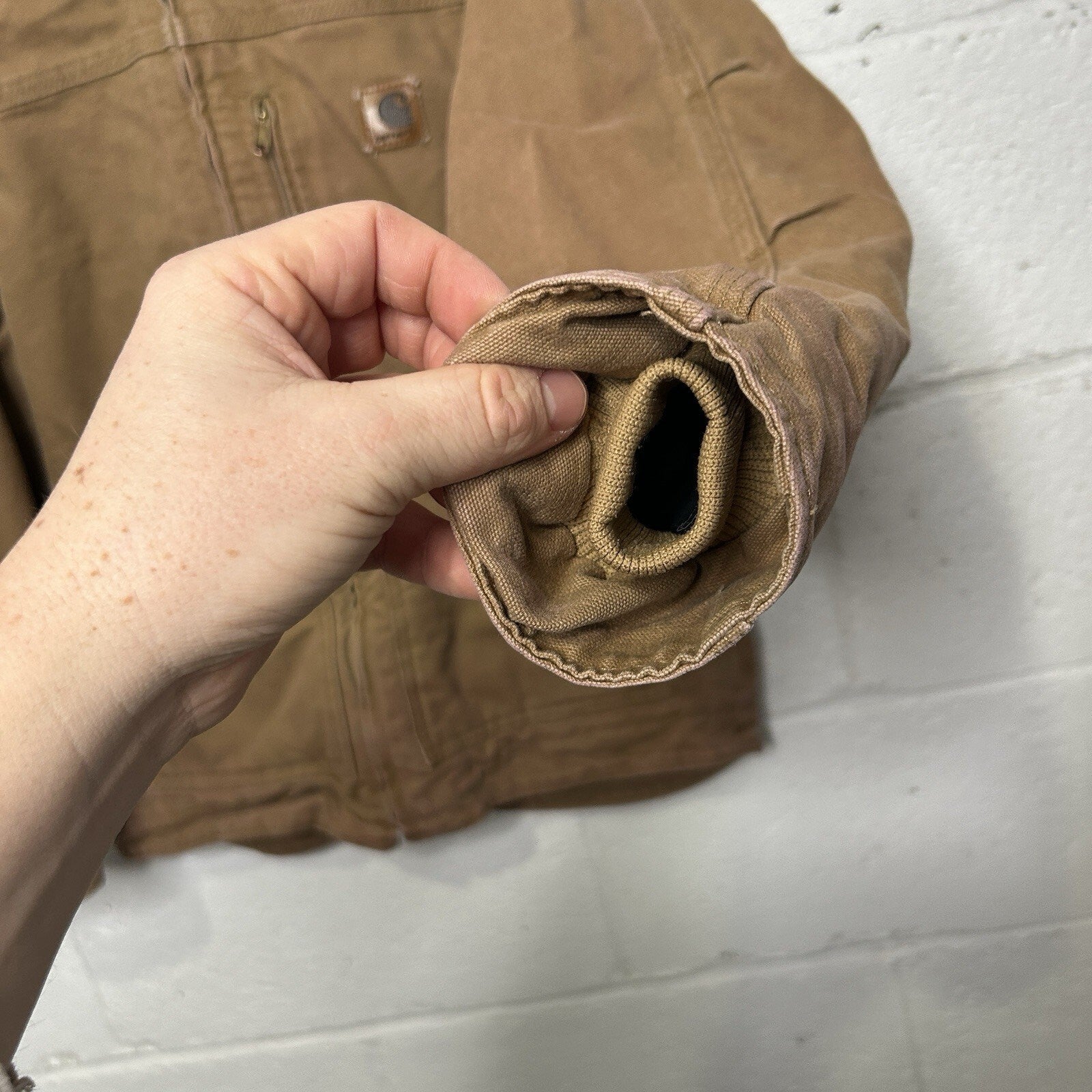 Vintage Carhartt Sherpa-Lined Ridge Jacket “Camel” YYC61 CML
