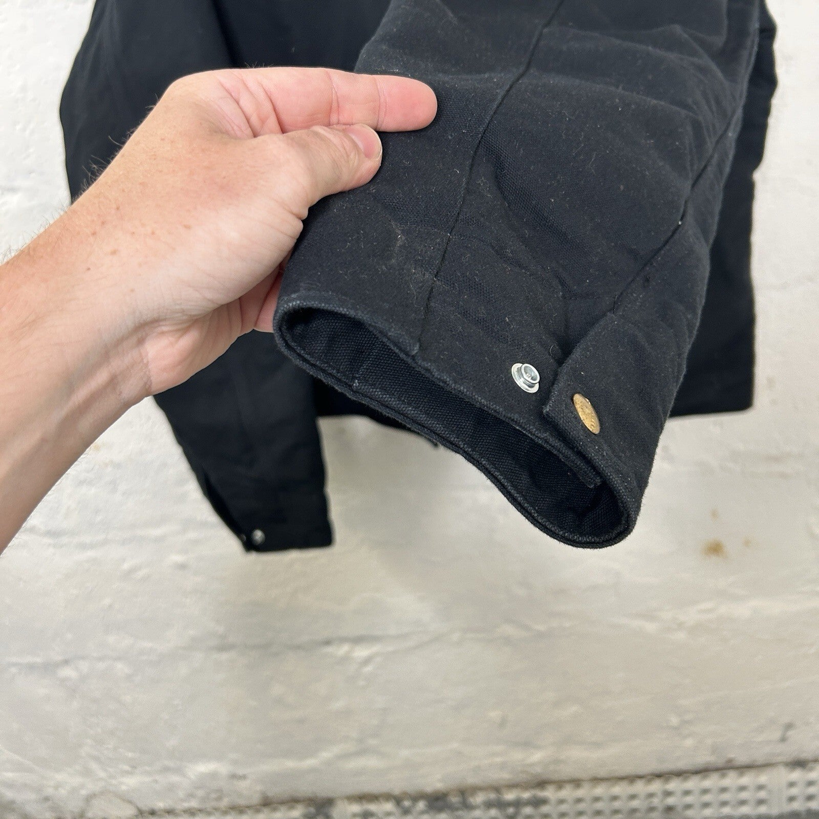 Vintage Carhartt Blanket-Lined Detroit Jacket “Black” J01 BLK Men’s X-Large