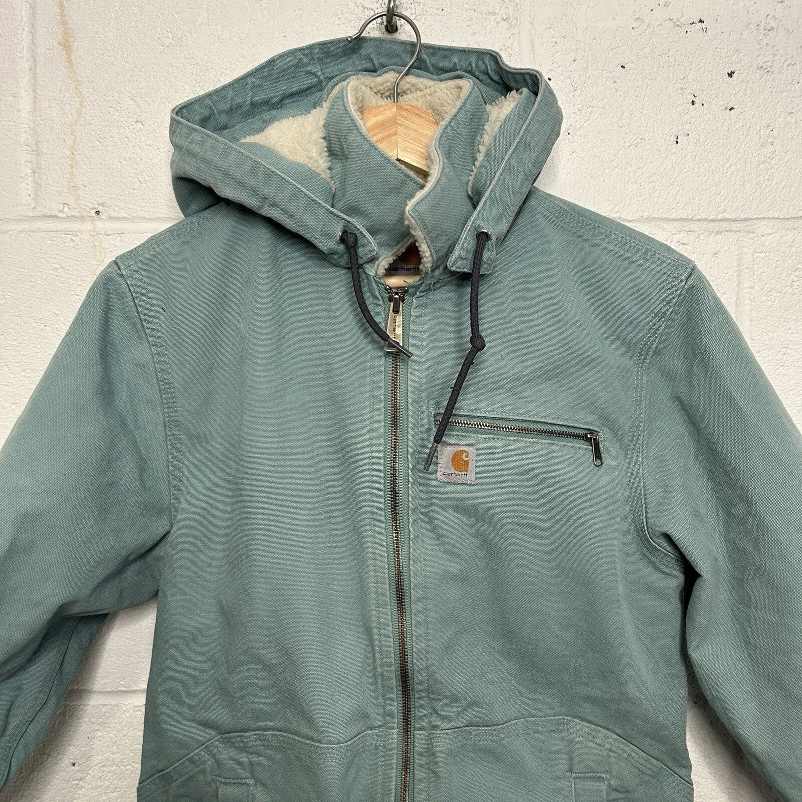 Carhartt Sherpa-Lined Wildwood Jacket “Coastline” 100815-454 Women’s Small