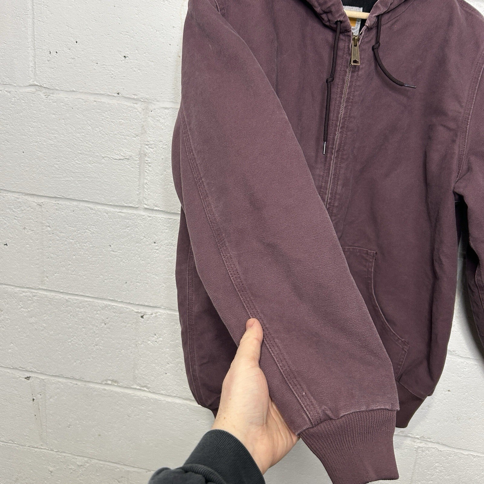 Vintage Carhartt Quilted Active Jacket “Deep Plum” WJ130 DPM Women’s Large