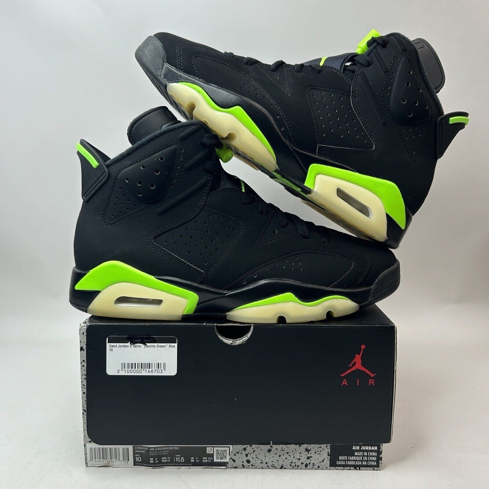 Nike Shoes Air Jordan 6 Retro “Electric Green” CT8529-003 Men’s 10 Used