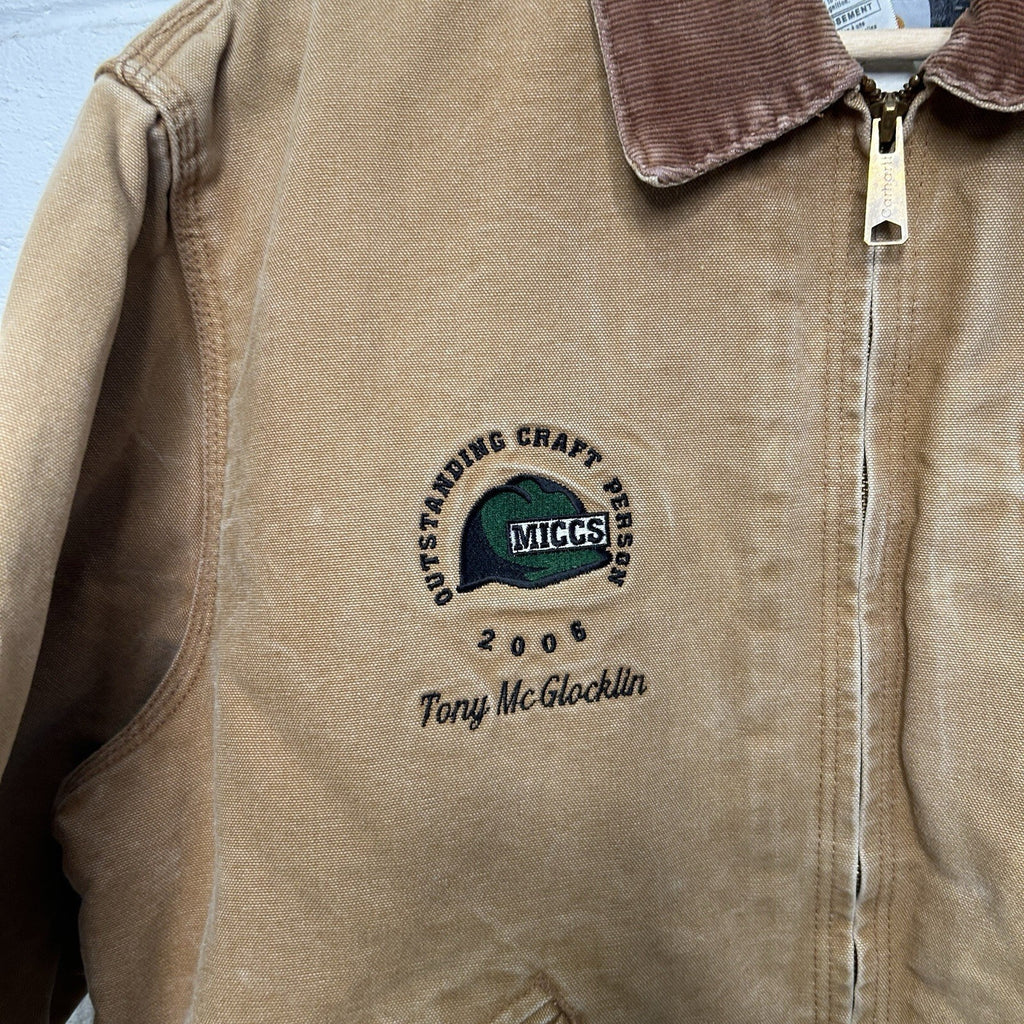Vintage Carhartt Blanket-Lined Detroit Jacket “Brown Wheat”