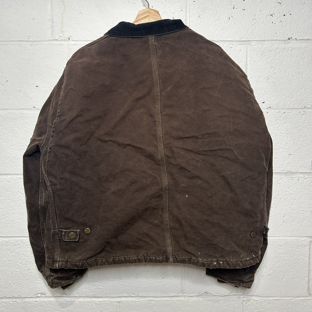Vintage Carhartt Quilted Traditional Jacket “Dark Brown” J22 DKB Men’s X-Large