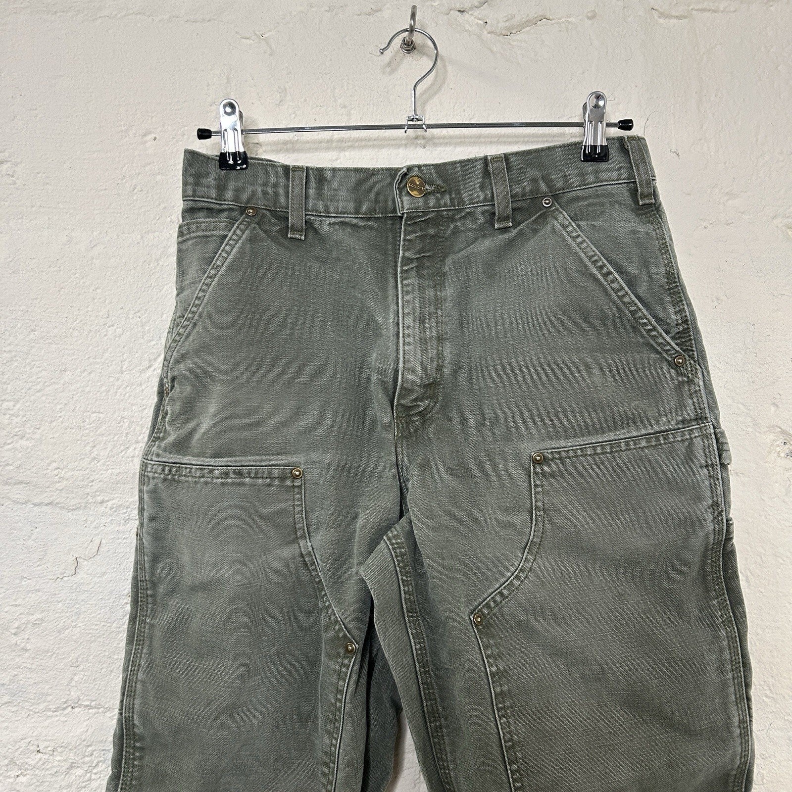Vintage Carhartt DoubleKnee Carpenter Pants “Moss/Green"