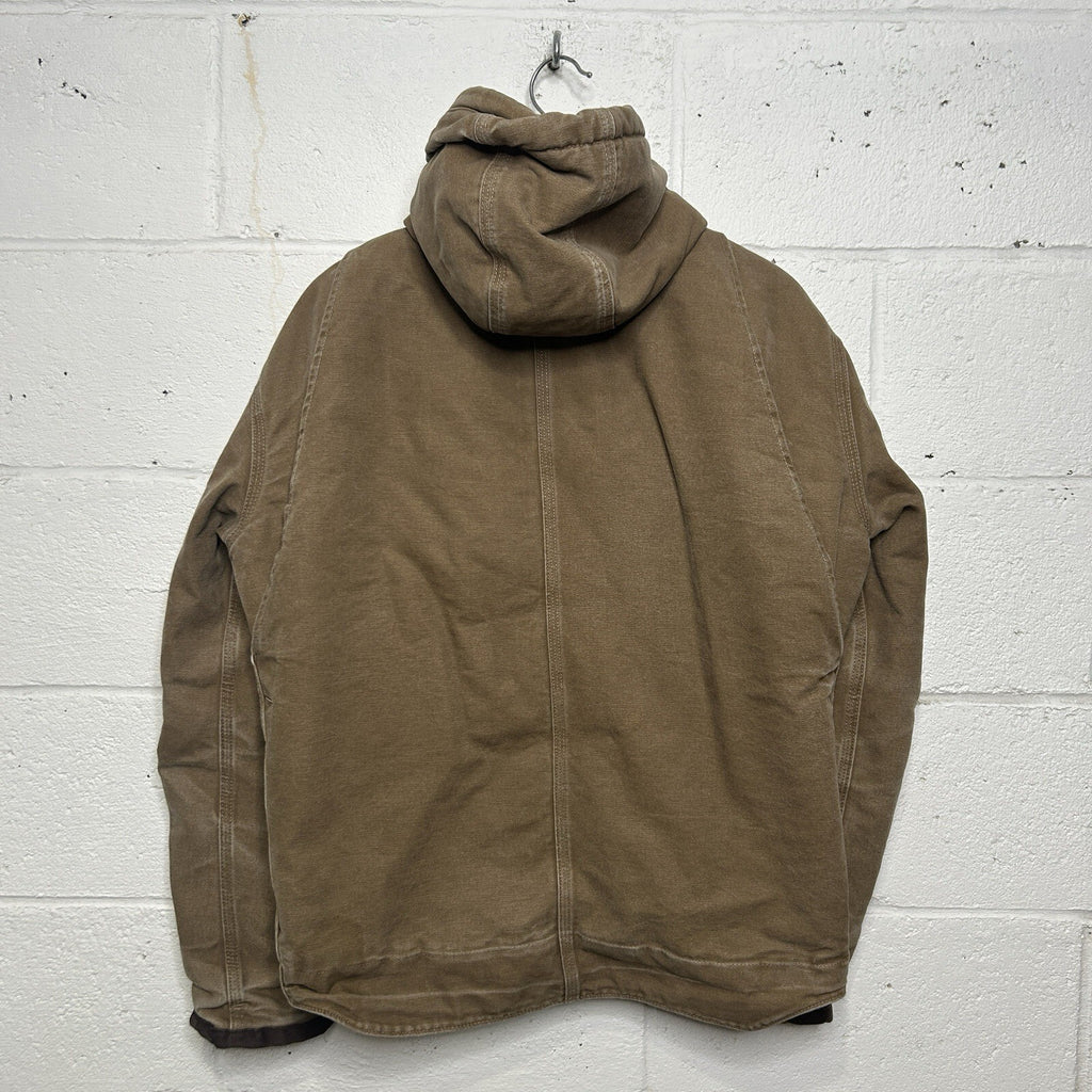 Carhartt Sherpa-Lined Bartlett Hooded Jacket “Frontier Brown” 102285-903 Men’s S
