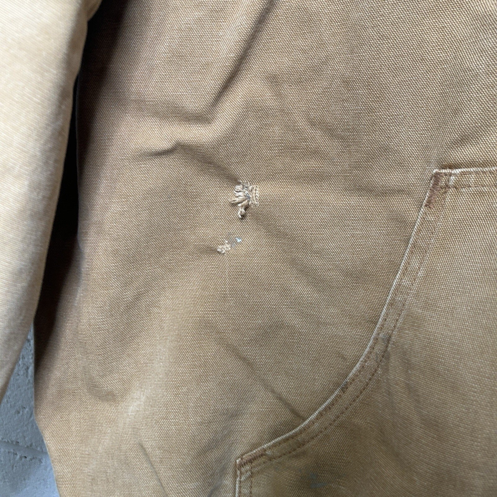 Vintage Carhartt Quilted Hooded Active Jacket “Brown” J140 BRN Men’s 2XL