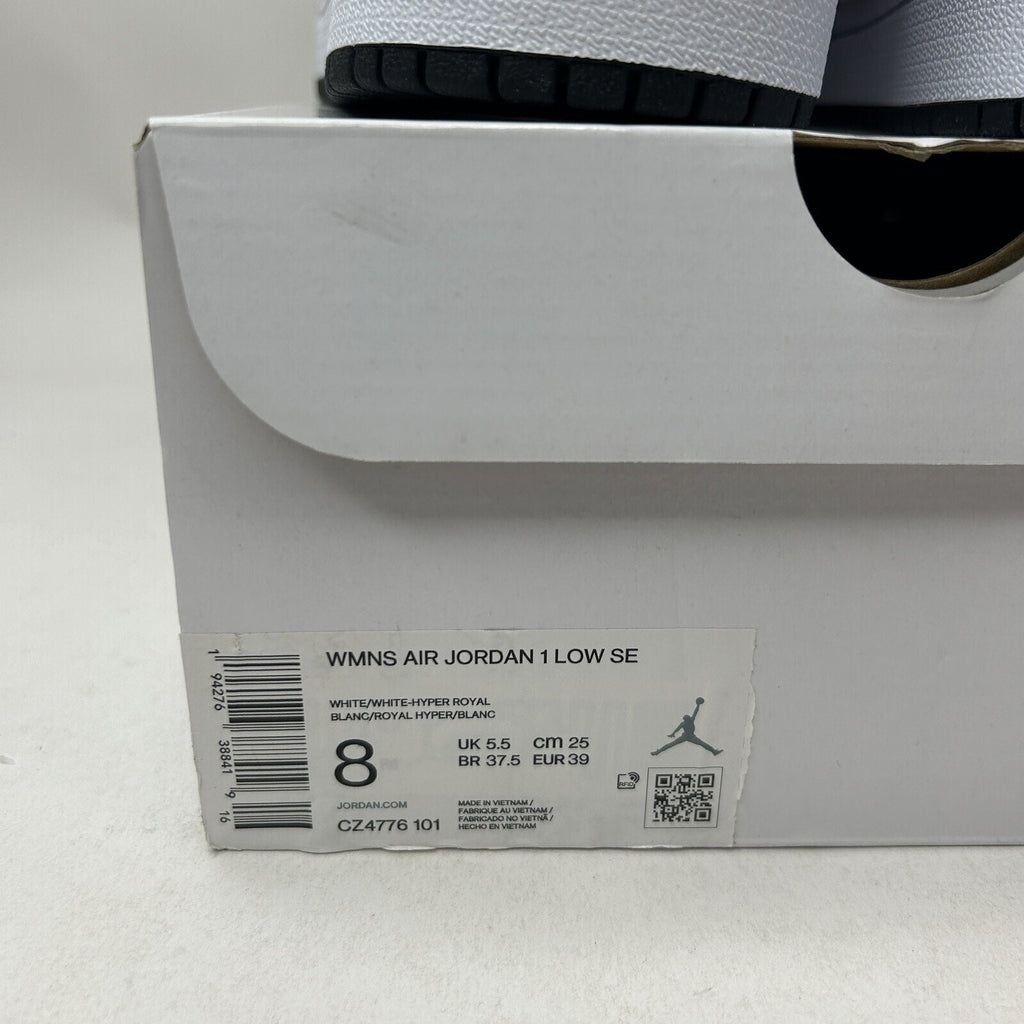 Nike Air Jordan 1 Low SE “Black Toe Multi-Color” CZ4776-101 Women’s 8 New