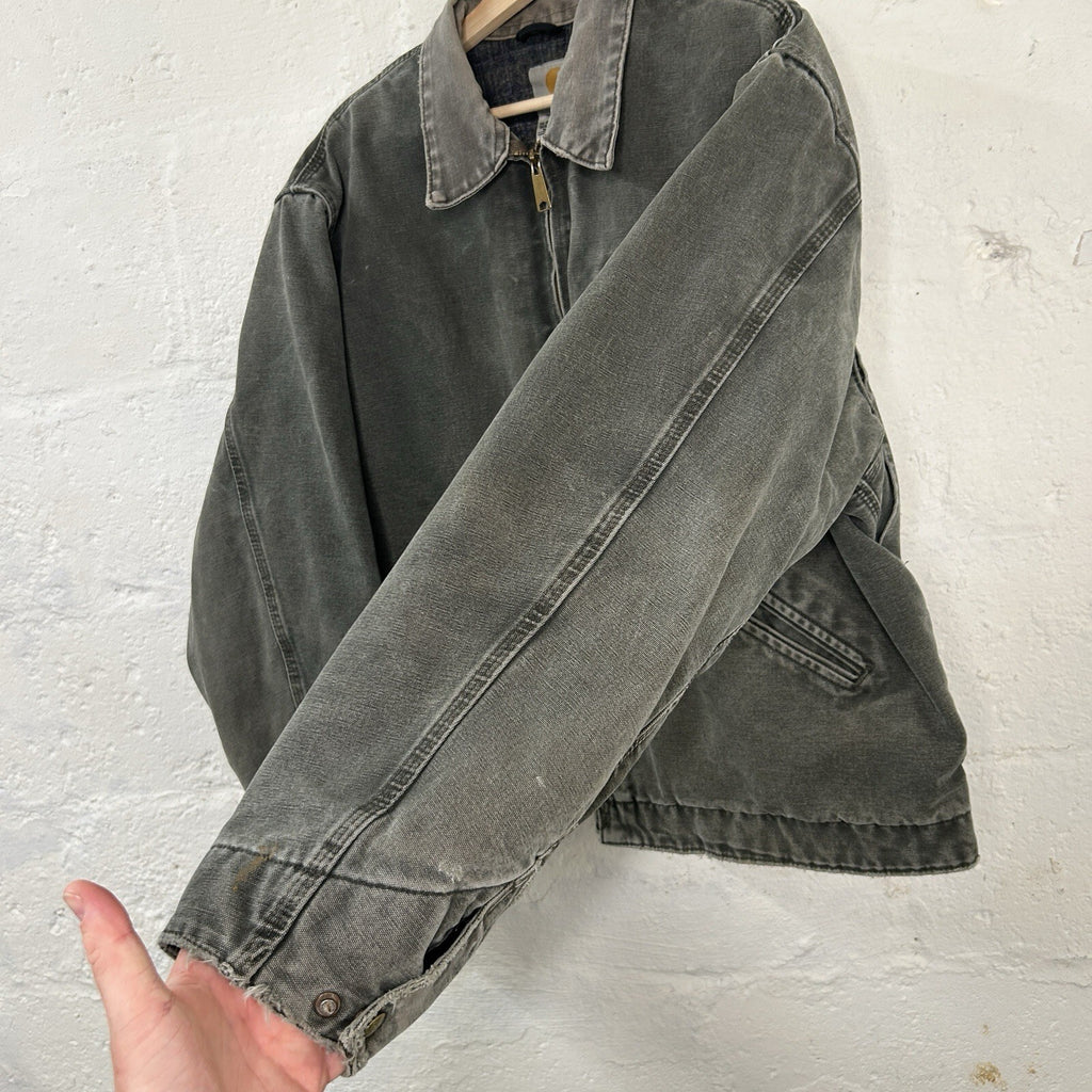 Vintage Carhartt Blanket-Lined Detroit Jacket “Moss Green” J97 MOS Men’s X-Large