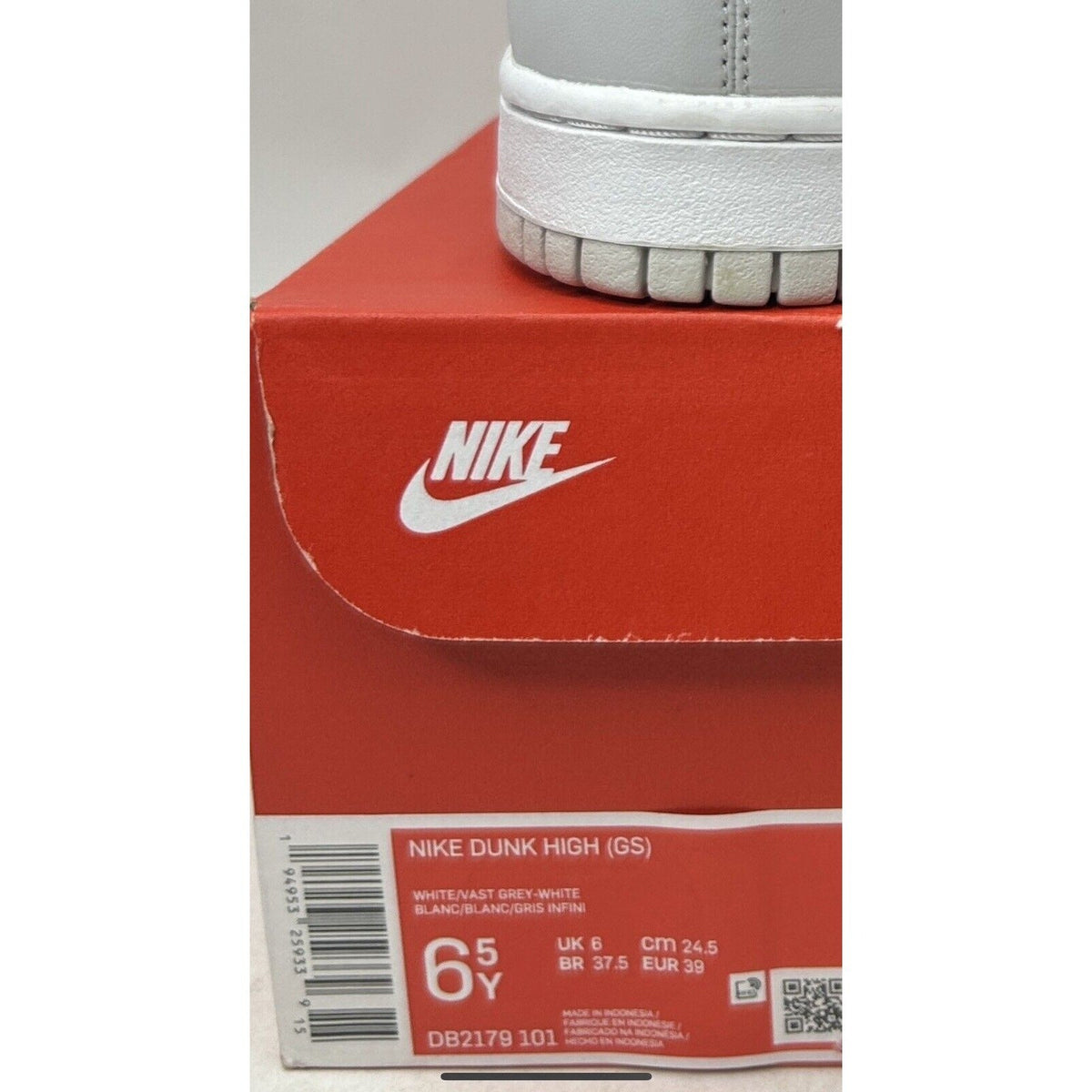 Nike Shoes Dunk High GS “Vast Grey” 2024