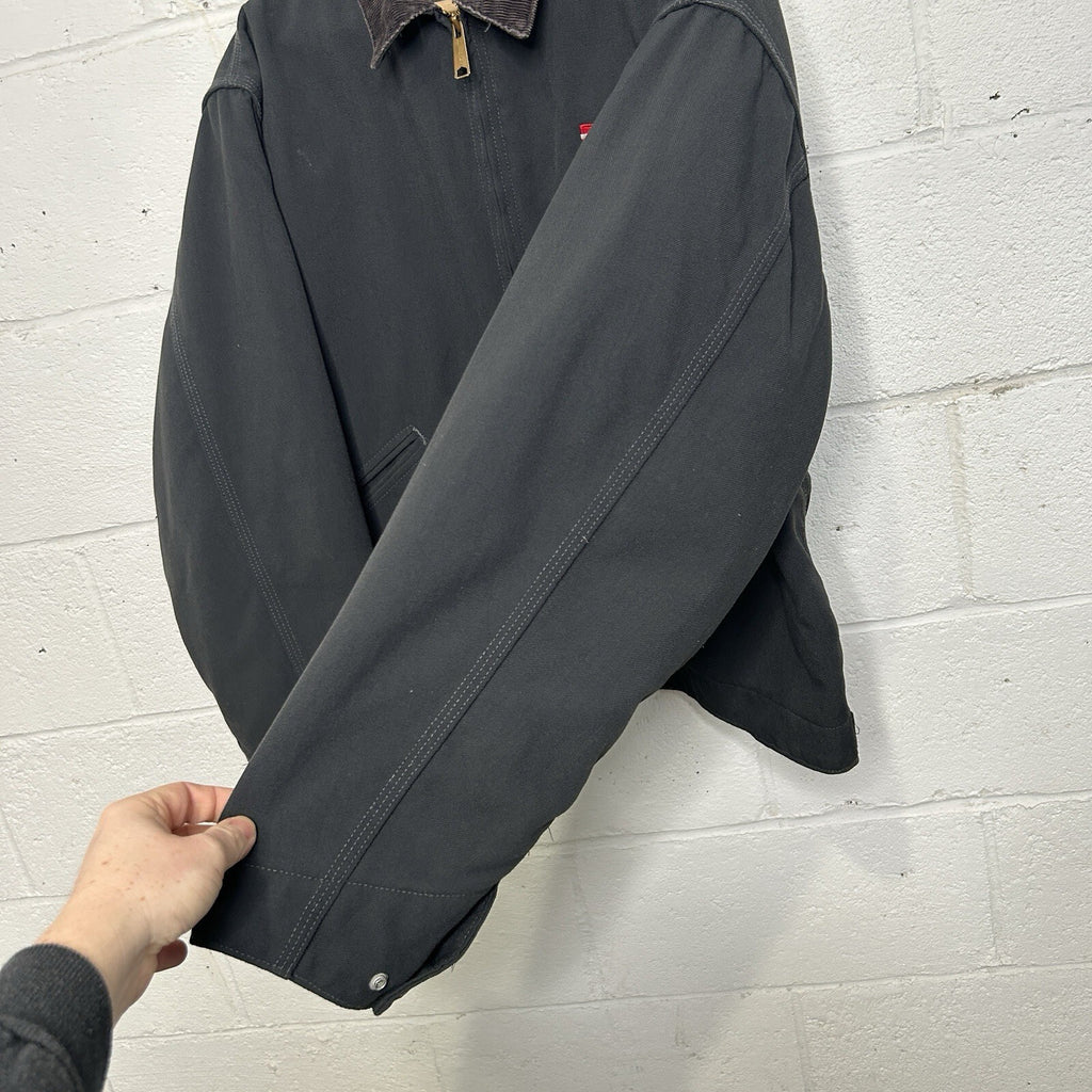 Vintage Carhartt Blanket-Lined Detroit Jacket “Charcoal” J128 CHR Men’s X-Large