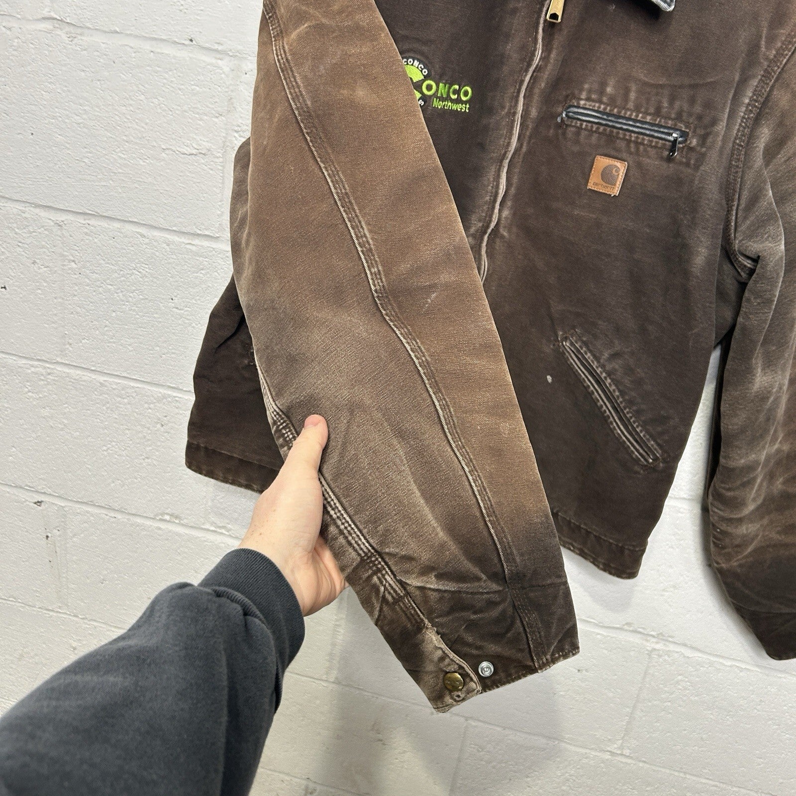 Vintage Carhartt Blanket-Lined Detroit Jacket “Dark Brown” J97 DKB Men’s Large