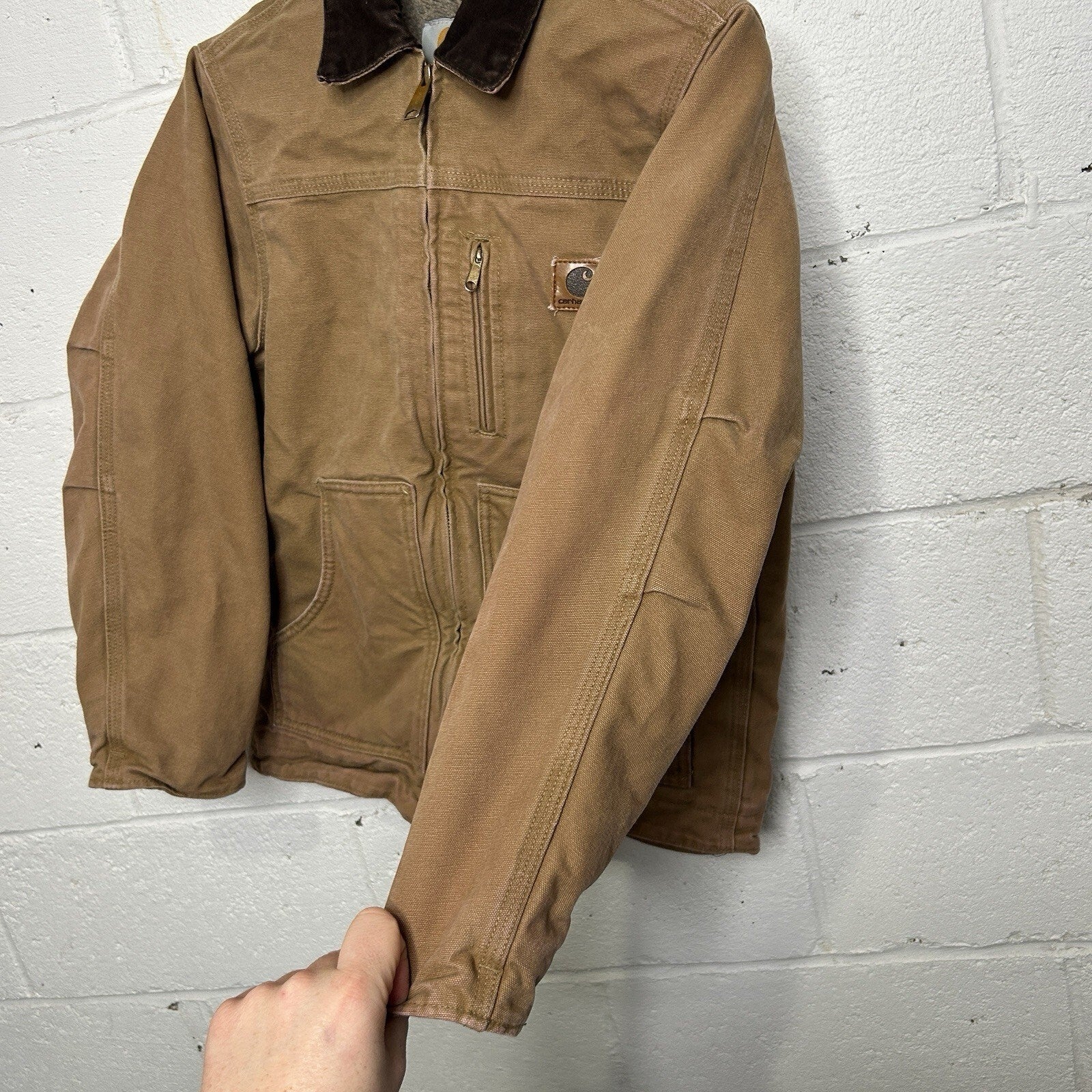 Vintage Carhartt Sherpa-Lined Ridge Jacket “Camel” YYC61 CML