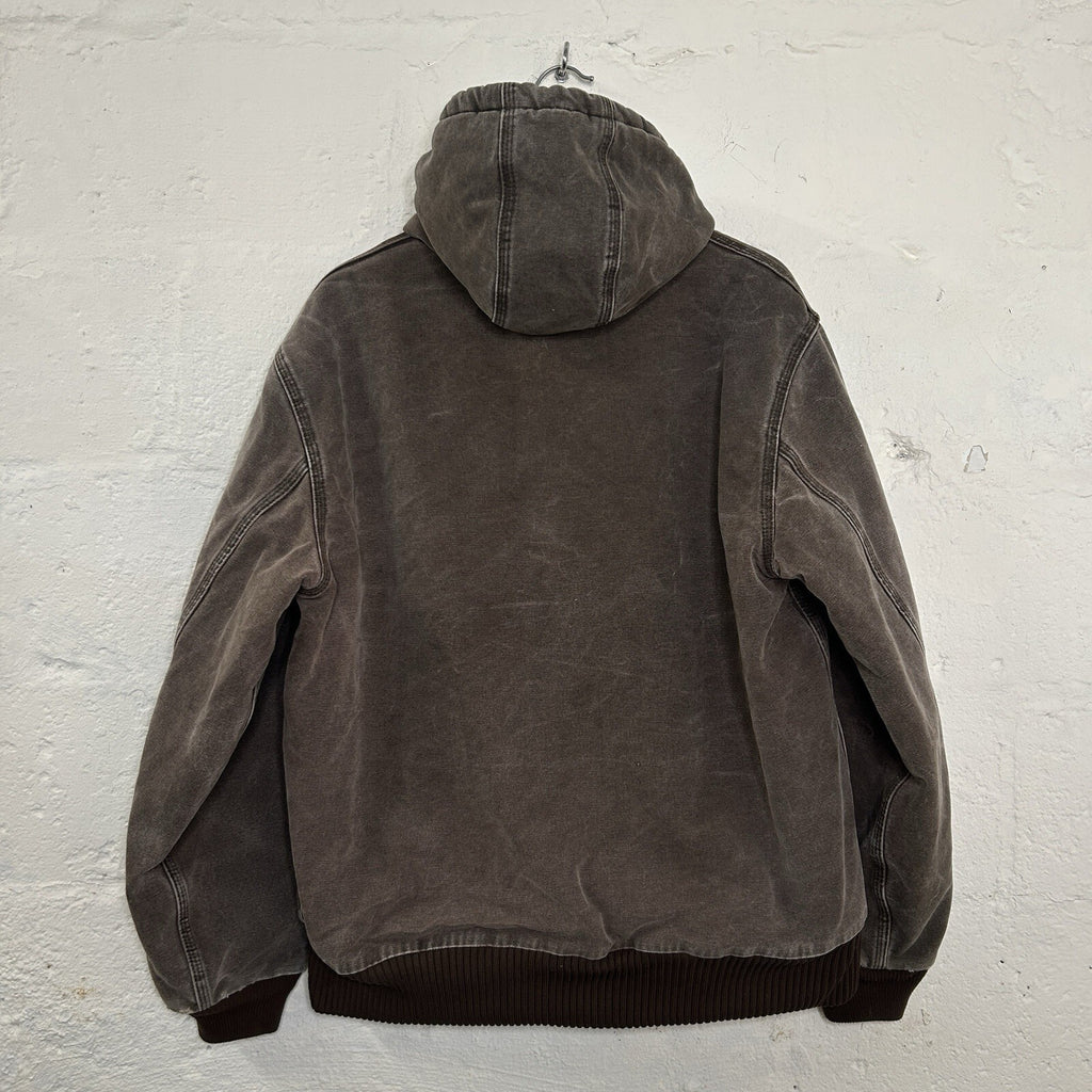 Vintage Carhartt Quilted Hooded Active Jacket “Chestnut” J130 CHT Men’s Medium
