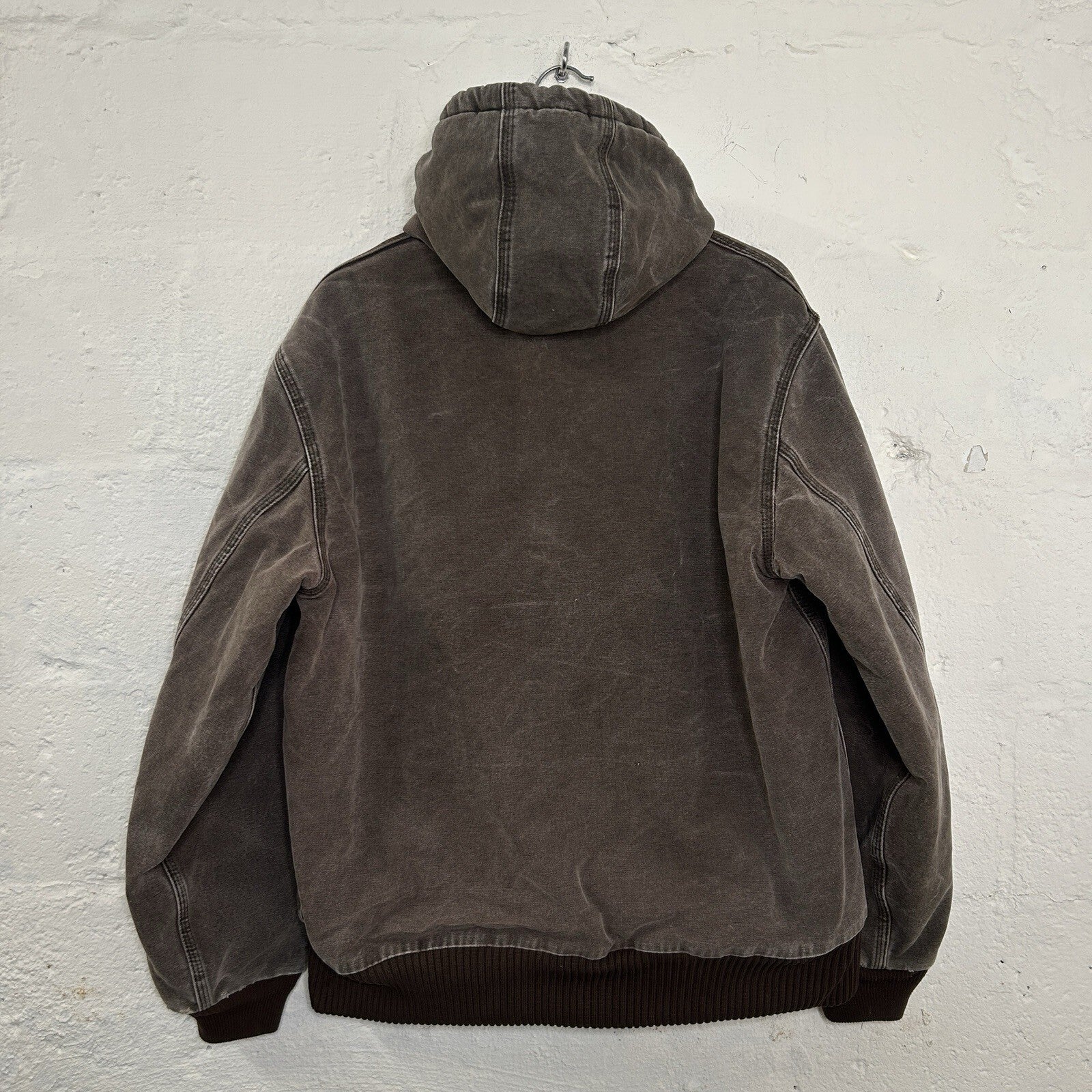 Vintage Carhartt Quilted Hooded Active Jacket “Chestnut” J130 CHT Men’s Medium