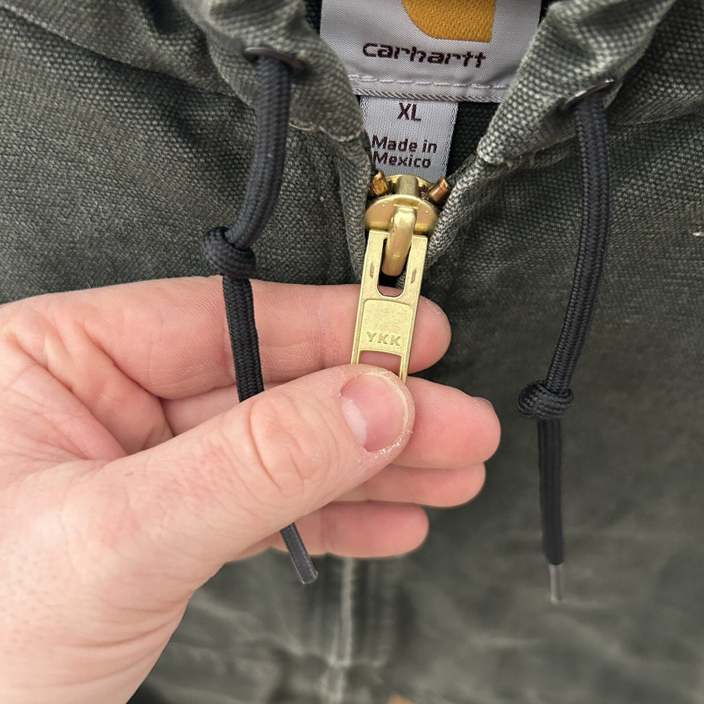 Carhartt Hooded Quilted Canvas Vest “Moss Green” 100121