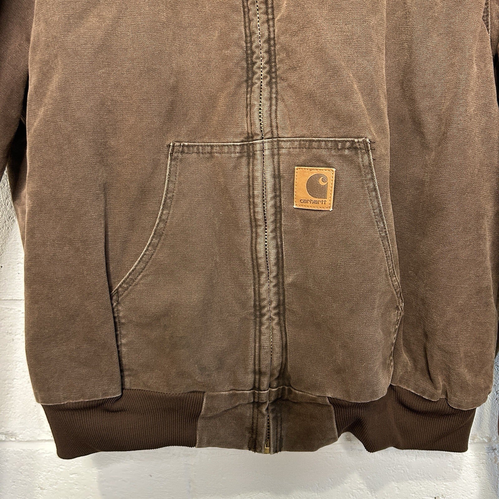 Vintage Carhartt Quilted Hooded Active Jacket “Chestnut” J68 CHT Men’s X-Large
