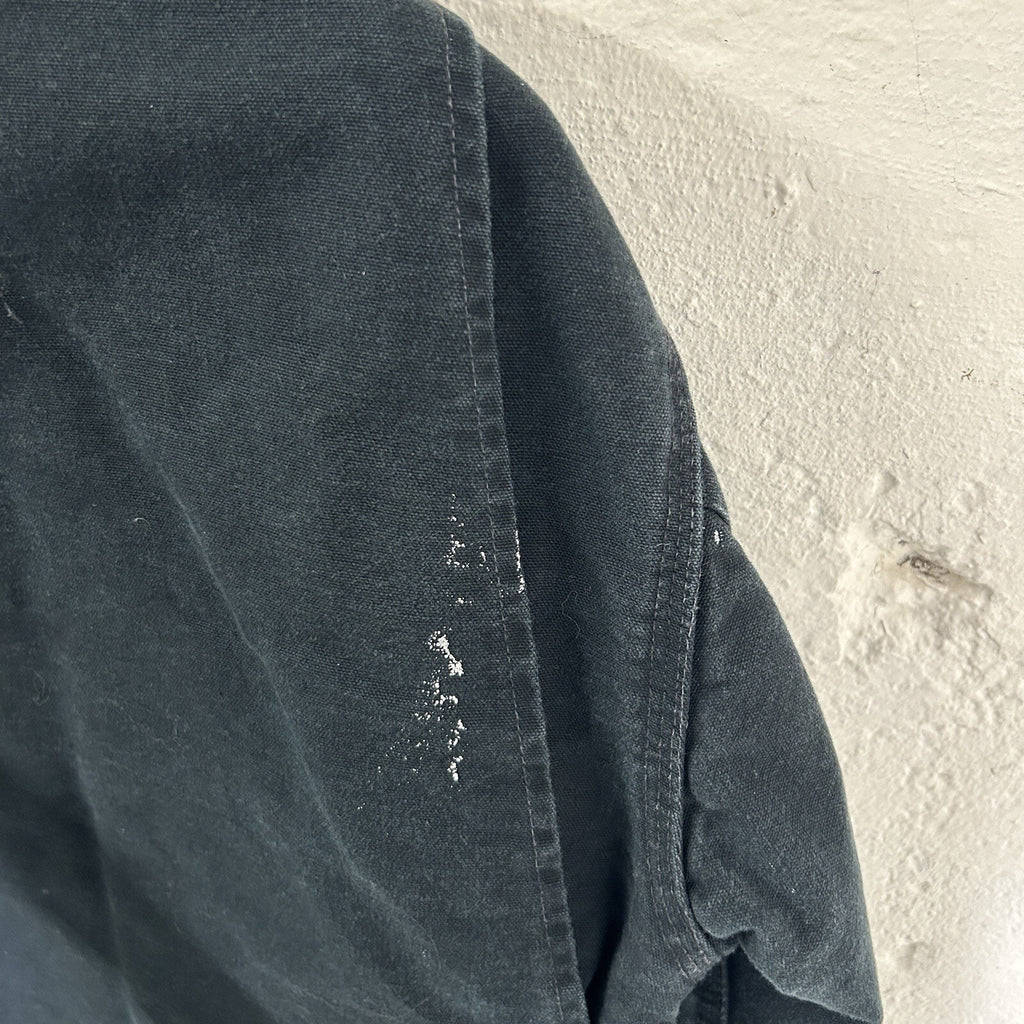 Vintage Faded Carhartt Blanket-Lined Detroit Jacket “Black” J01 BLK Men’s 42/LRG