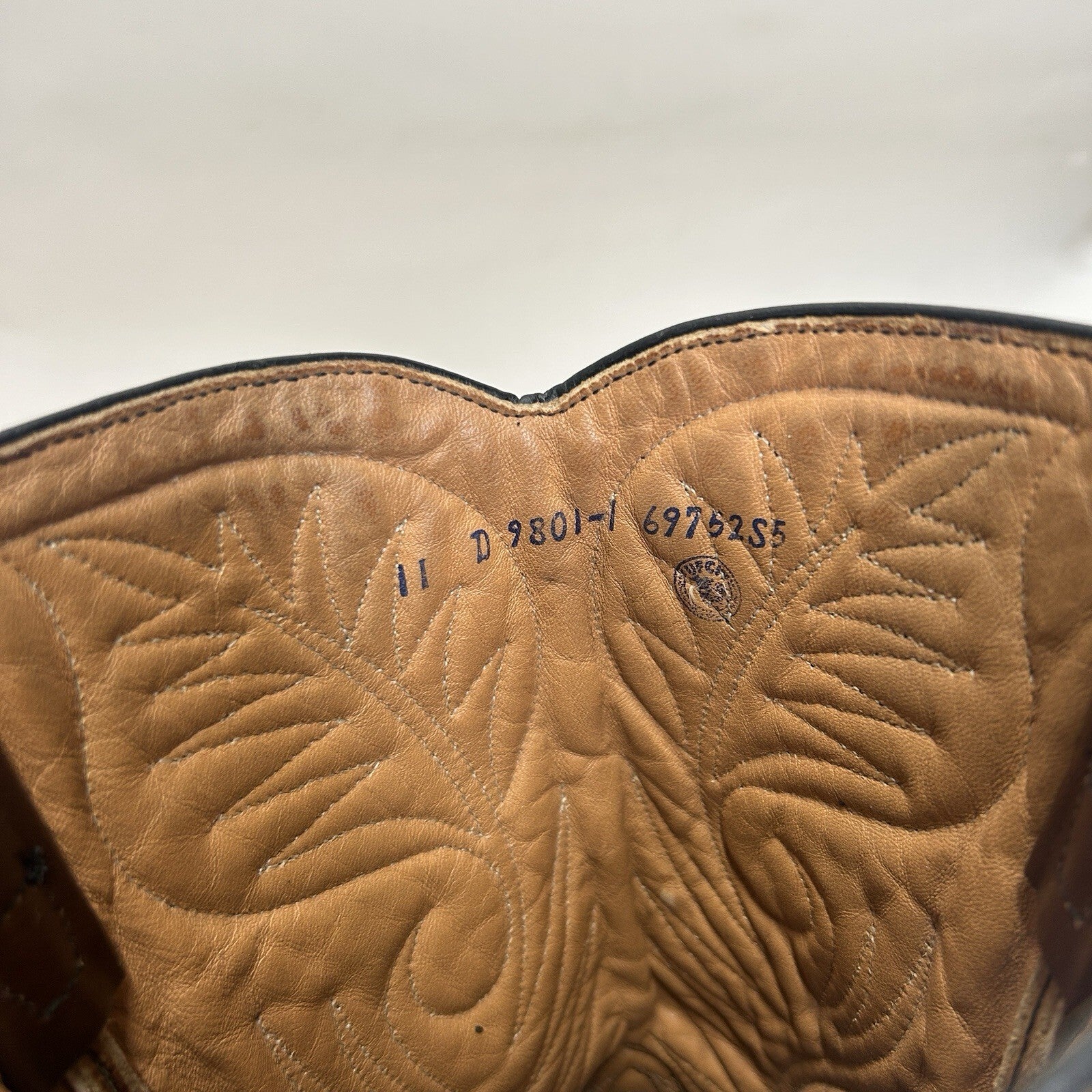 Vintage Red Wing 9801 Pecos Roper Pull-On Cowboy Boots “Mostique Brown” 11D