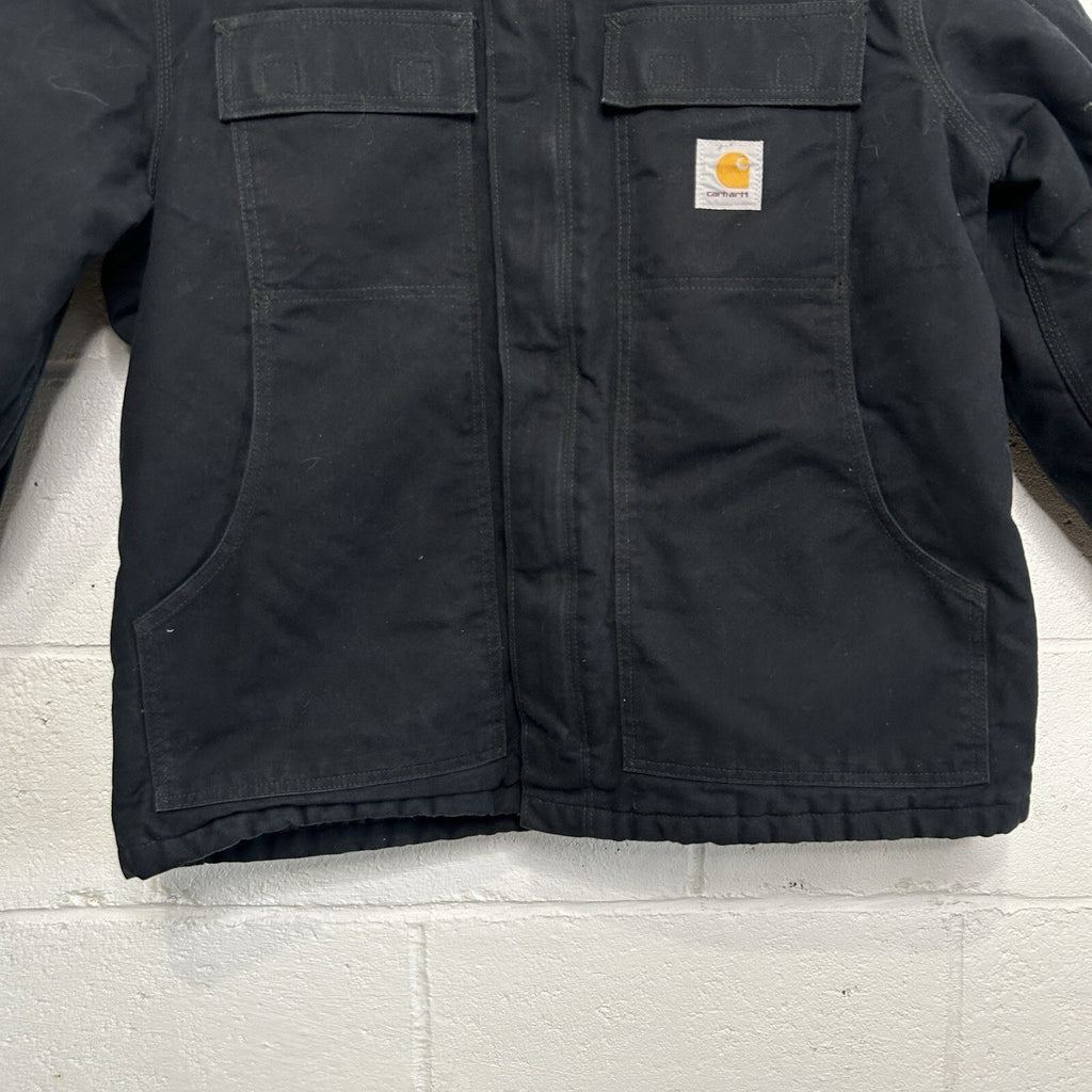 Carhartt Quilt-Lined Artic Traditional Jacket “Black” C003 BLK Men’s Large