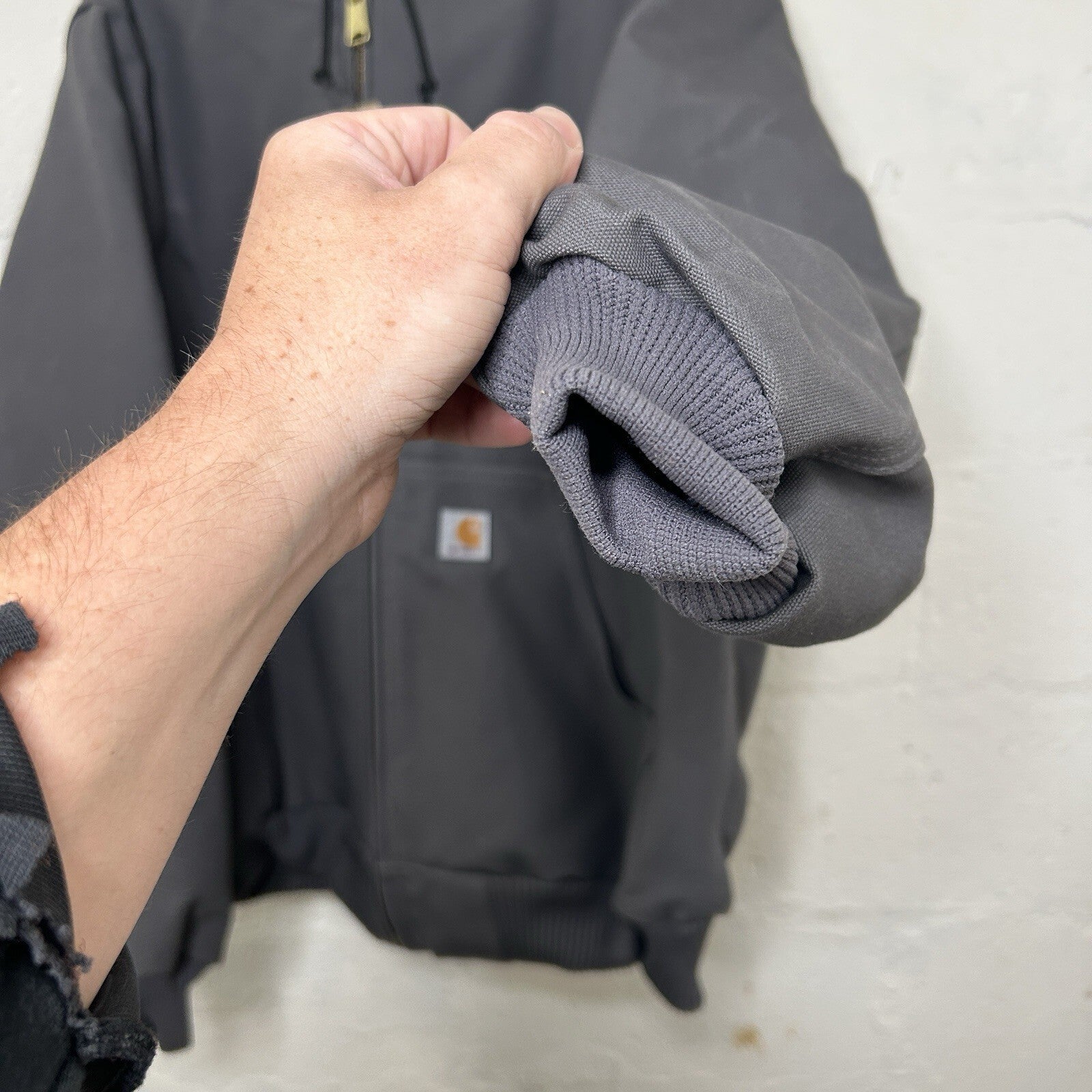 Carhartt Quilted Hooded Active Jacket “Gravel/Grey” J140-GVL Men’s Large Tall