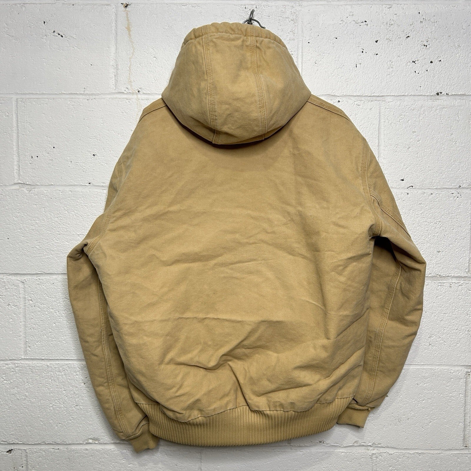 Vintage Carhartt Quilted Hooded Active Jacket “Wheat” J130 WET Men’s Large