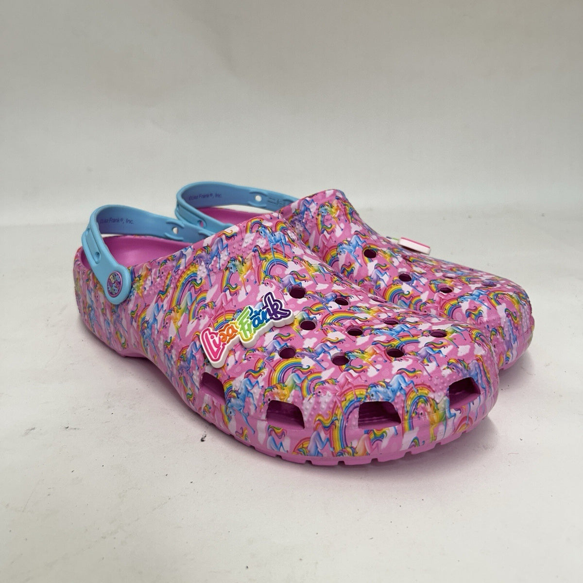 Crocs x Lisa Frank Classic Clogs Slip-On Shoes “Pink Unicorn” Men’s 13 New