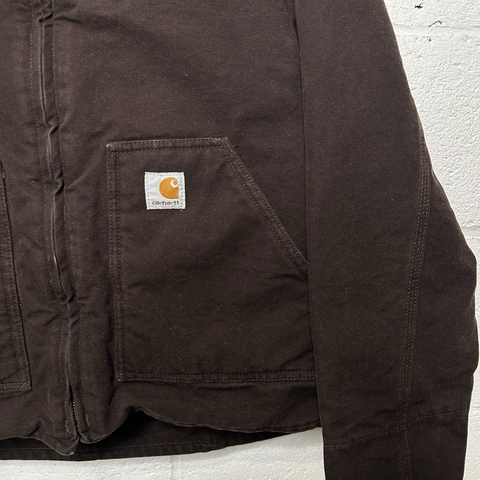 Vintage Carhartt Sherpa-Lined Canyon Jacket “Dark Brown” WJ022 DKB Women’s Large