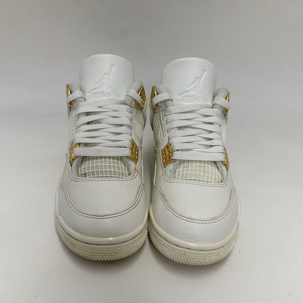 Nike Air Jordan 4 Retro WMNS “Sail Metallic Gold" AQ9129-170 Women’s 6