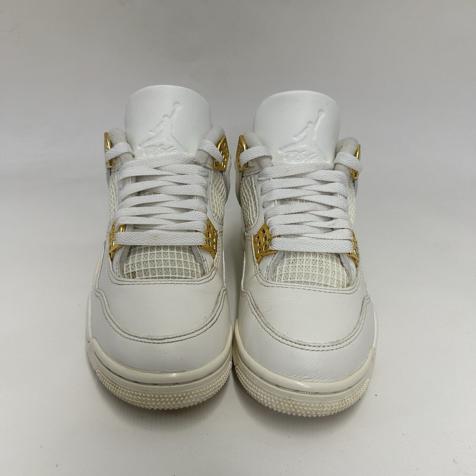 Nike Air Jordan 4 Retro WMNS “Sail Metallic Gold" AQ9129-170 Women’s 6