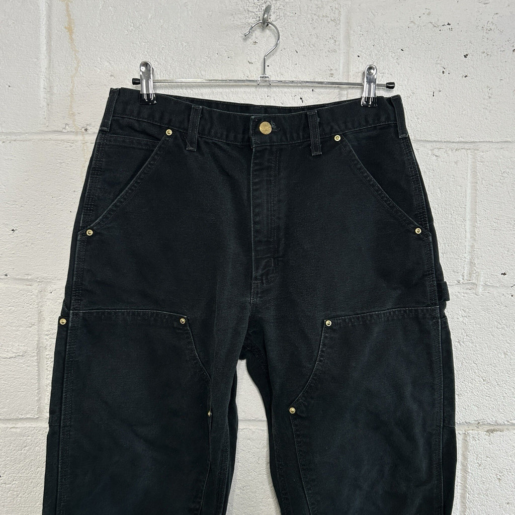 Vintage Carhartt DoubleKnee Carpenter Pants “Black” B01 BLK